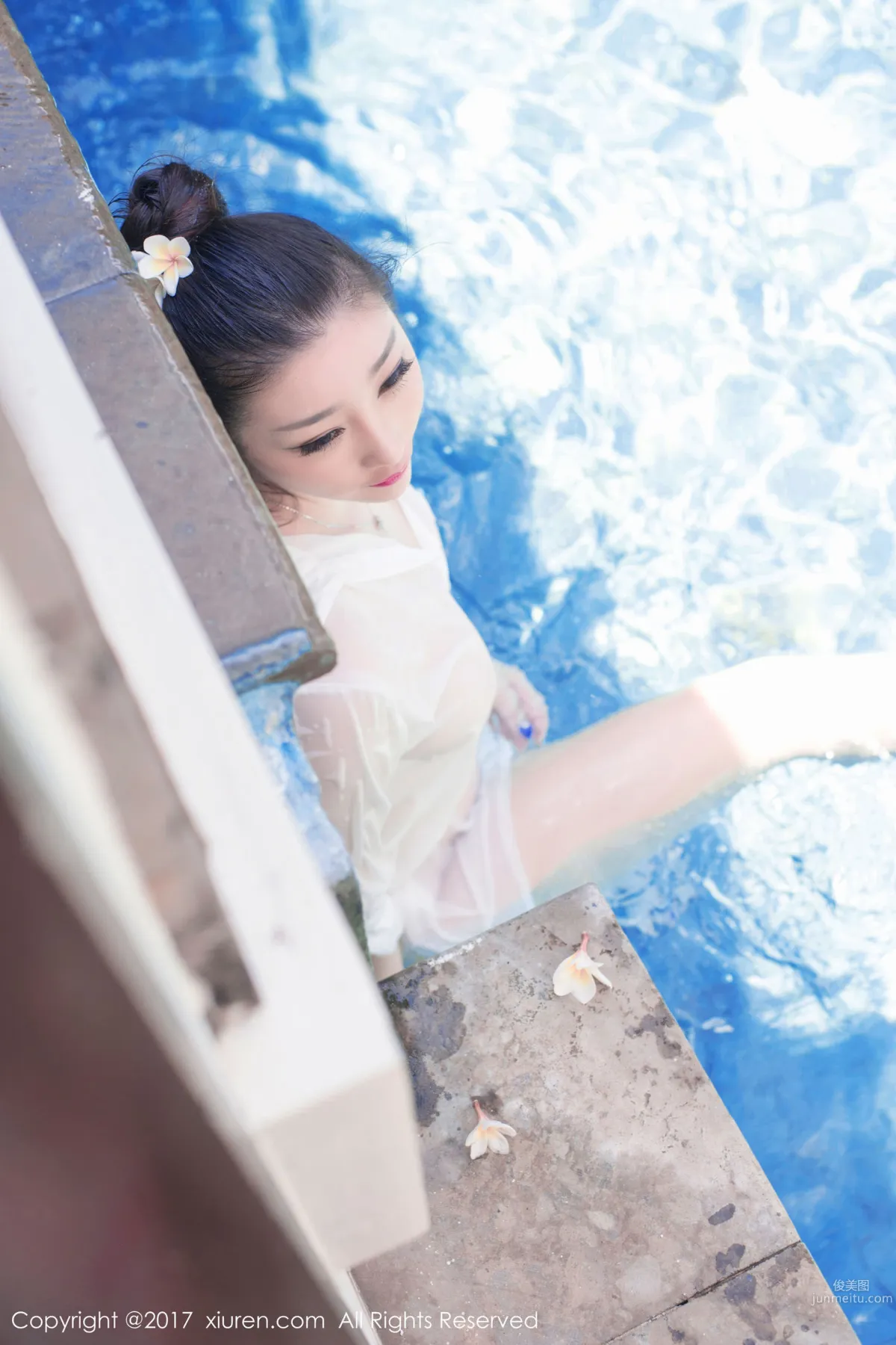 Daji Toxic, Wet Shirt + Bubble Bath [XiuRen] No.781 Photo Set photo 45
