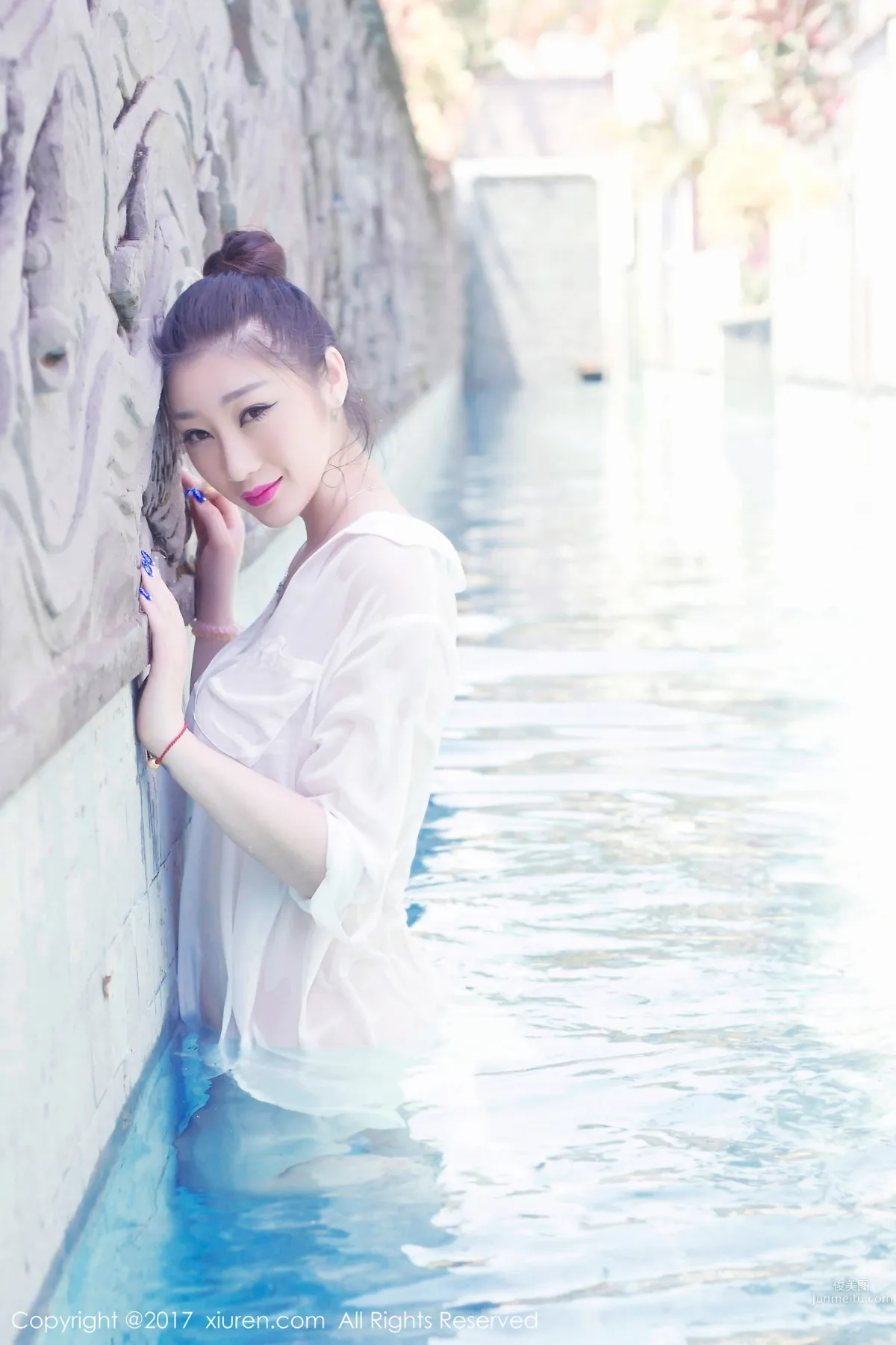 Daji Toxic, Wet Shirt + Bubble Bath [XiuRen] No.781 Photo Set photo 12