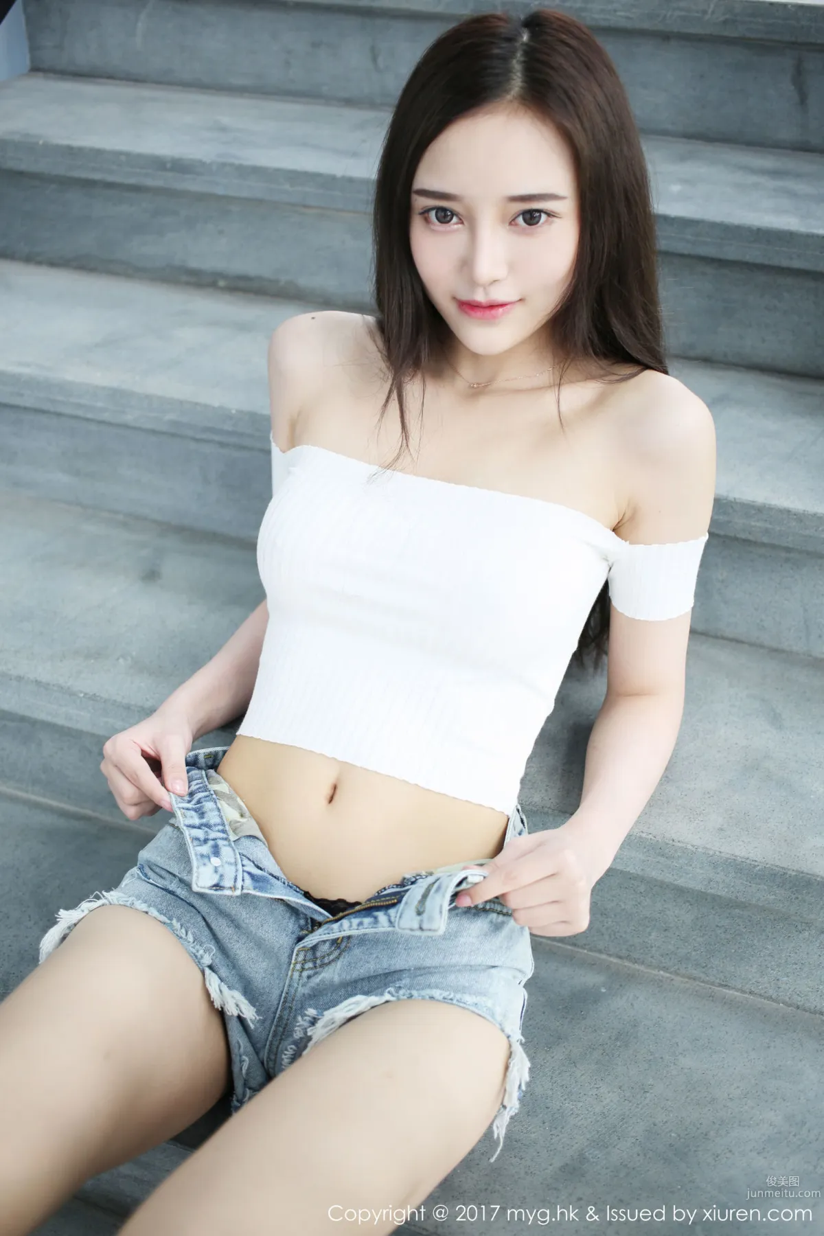 Tang Qier il, See-Through Lace Lingerie and Wet Swimsuit [MyGirl] VOL.258 Photo Set photo 23