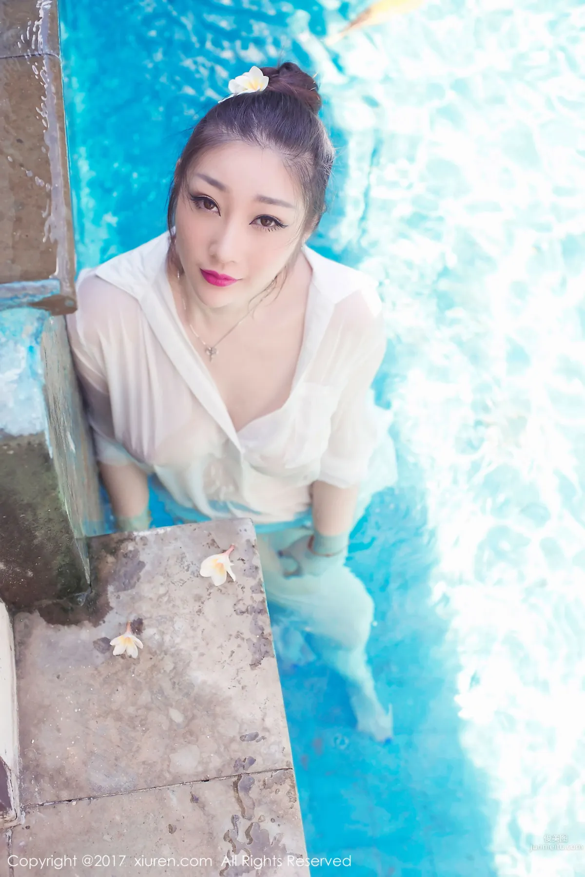 Daji Toxic, Wet Shirt + Bubble Bath [XiuRen] No.781 Photo Set photo 51