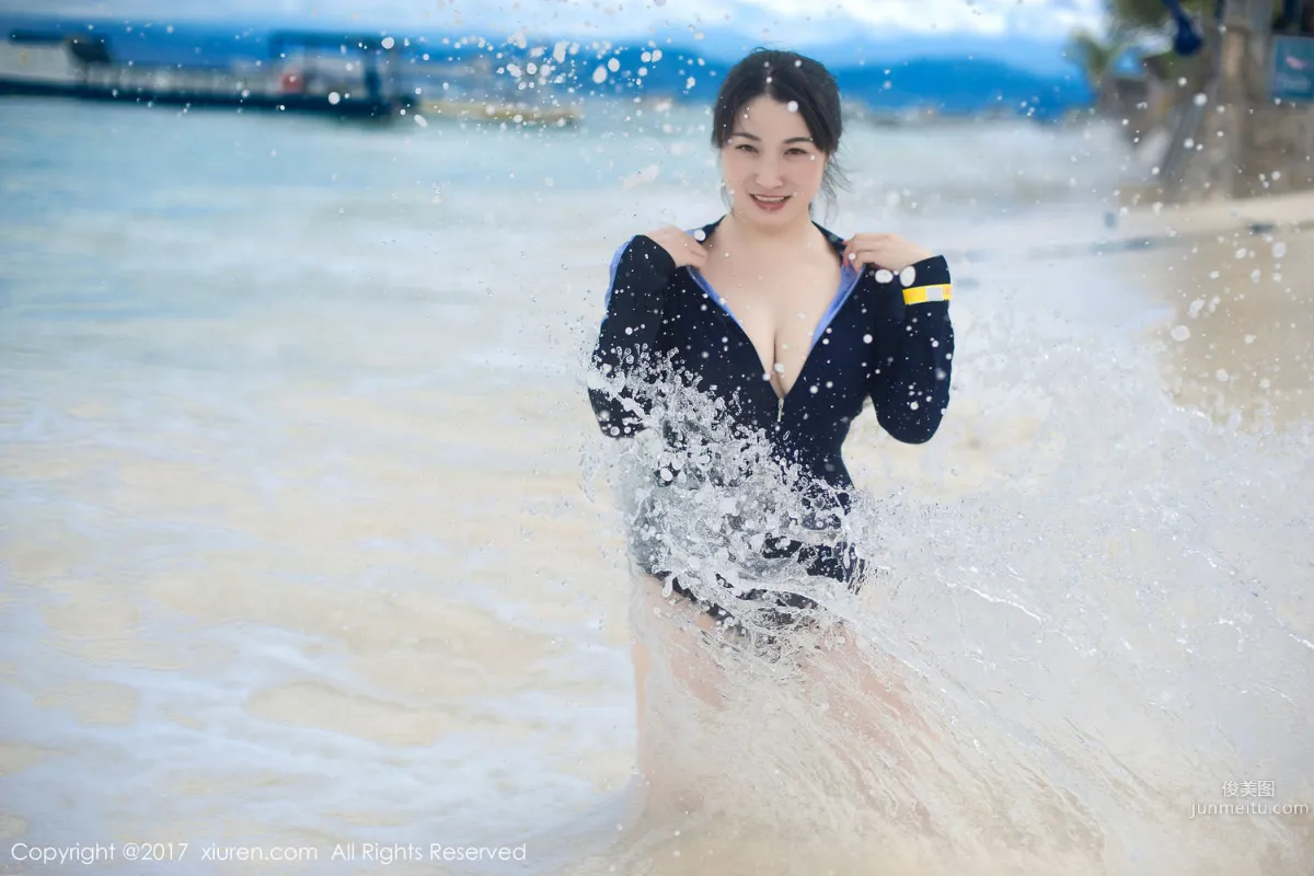 Panpan Yunu "Seawater Wet Body + Japanese Style Maid" [XiuRen] No.751 Photo Set photo 28