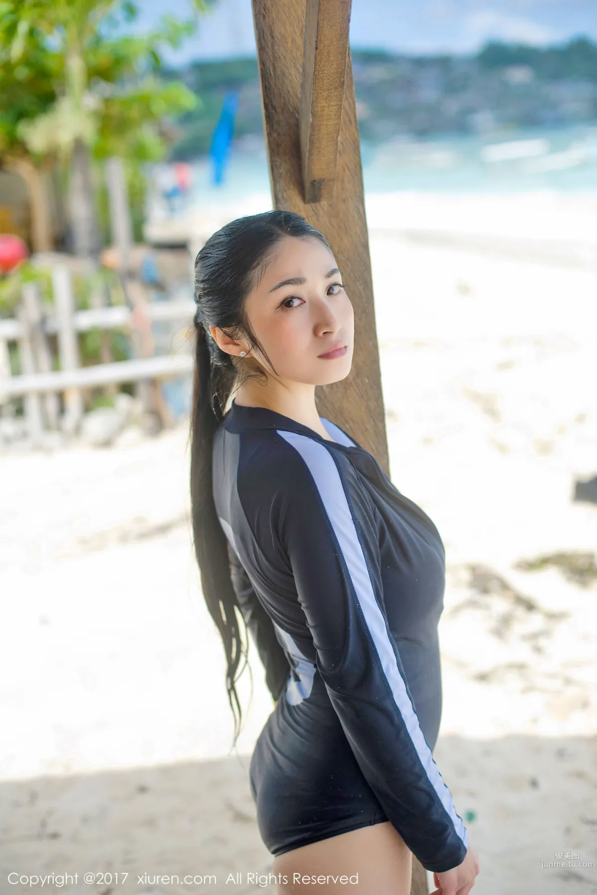 Panpan Yunu "Seawater Wet Body + Japanese Style Maid" [XiuRen] No.751 Photo Set photo 41