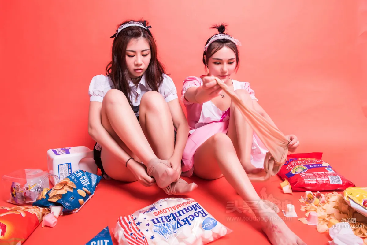 悅悅&奧利《保姆零食快樂時光奧利奧》 [頭條女神] 寫真集 17