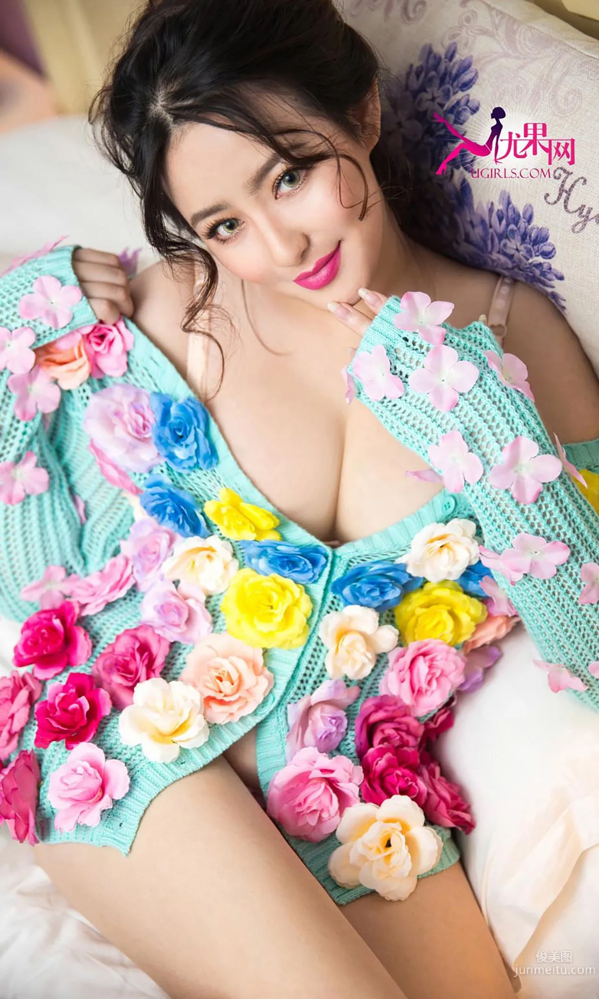 Yi Man, Bursting with Joy [Ugirls App] No.201 Photo Set photo 33