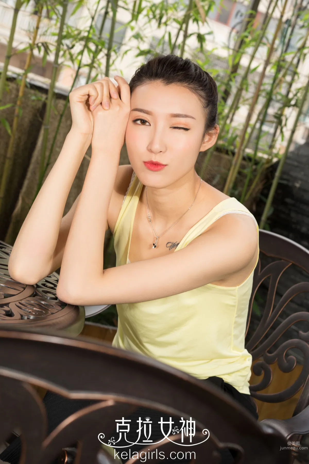Zhao Yujing Jiangnan Misty Rain Charm [Kelagirls] Photo Set photo 11