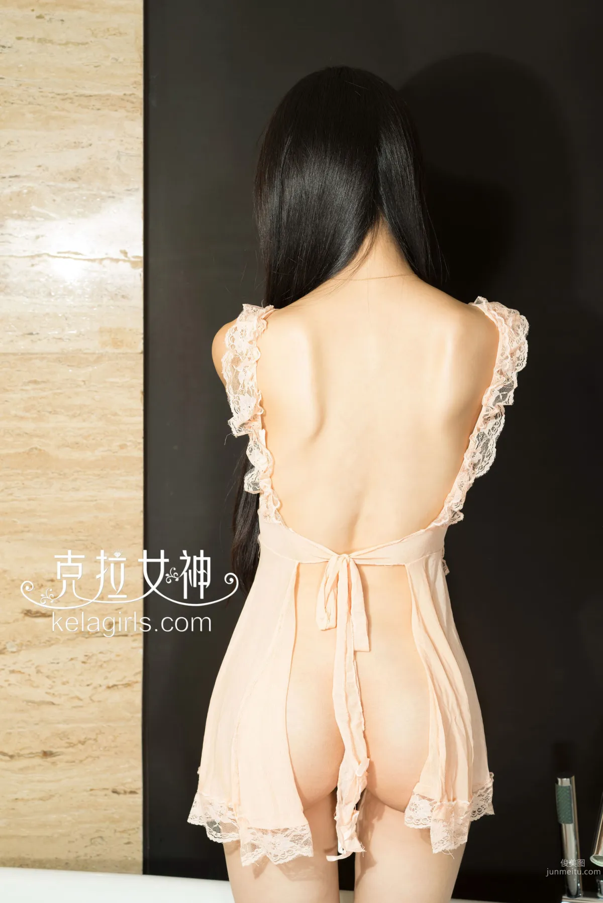 Wu Qianqian, Apron, Spring Light, [Kelagirls] Photo Set photo 17