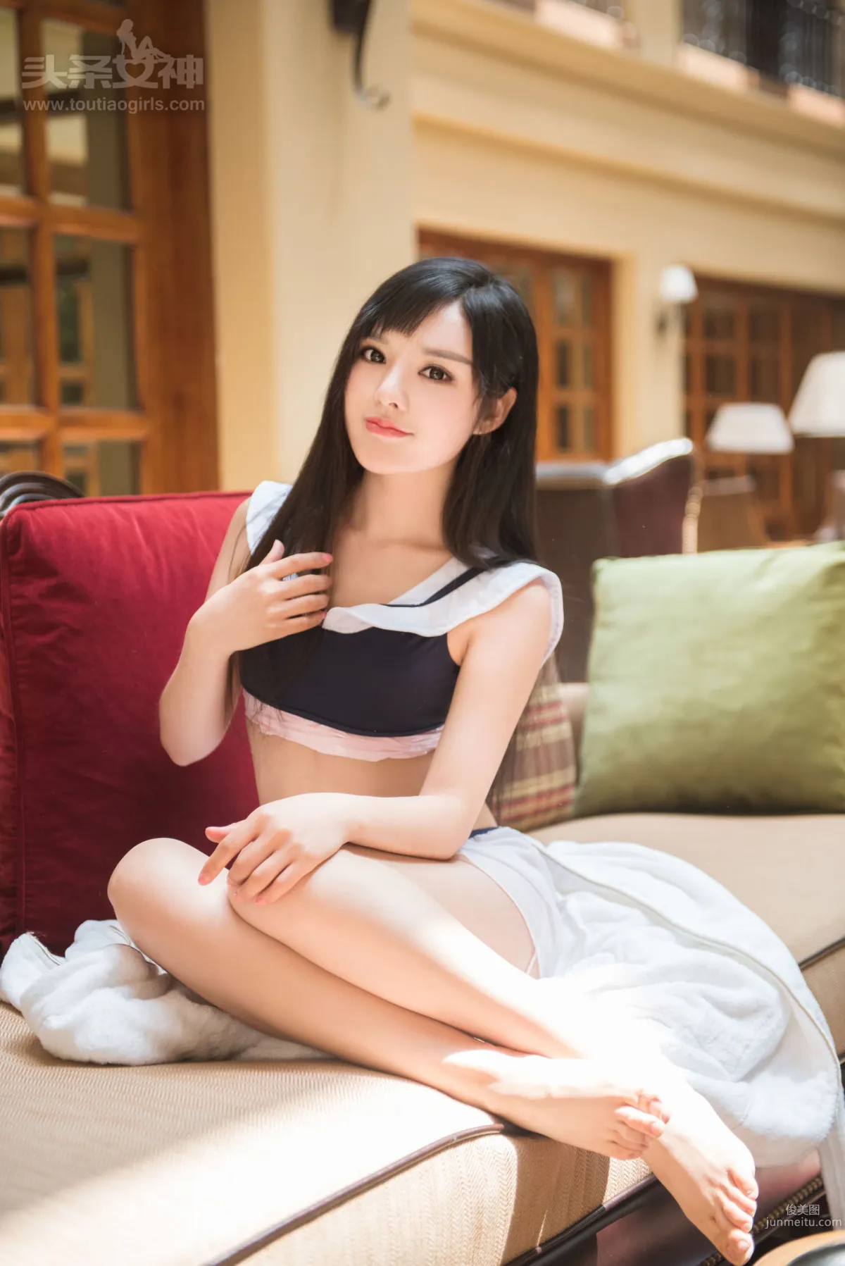 周熙妍《学生服幻想萝莉》 [头条女神] 写真集4