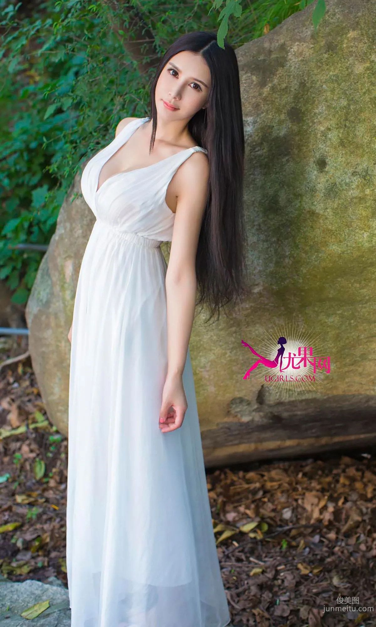 Gu Xinyi, Wind Blows the Fairy Fluttering and Rising [Ugirls App] No.139 Photo Set photo 31