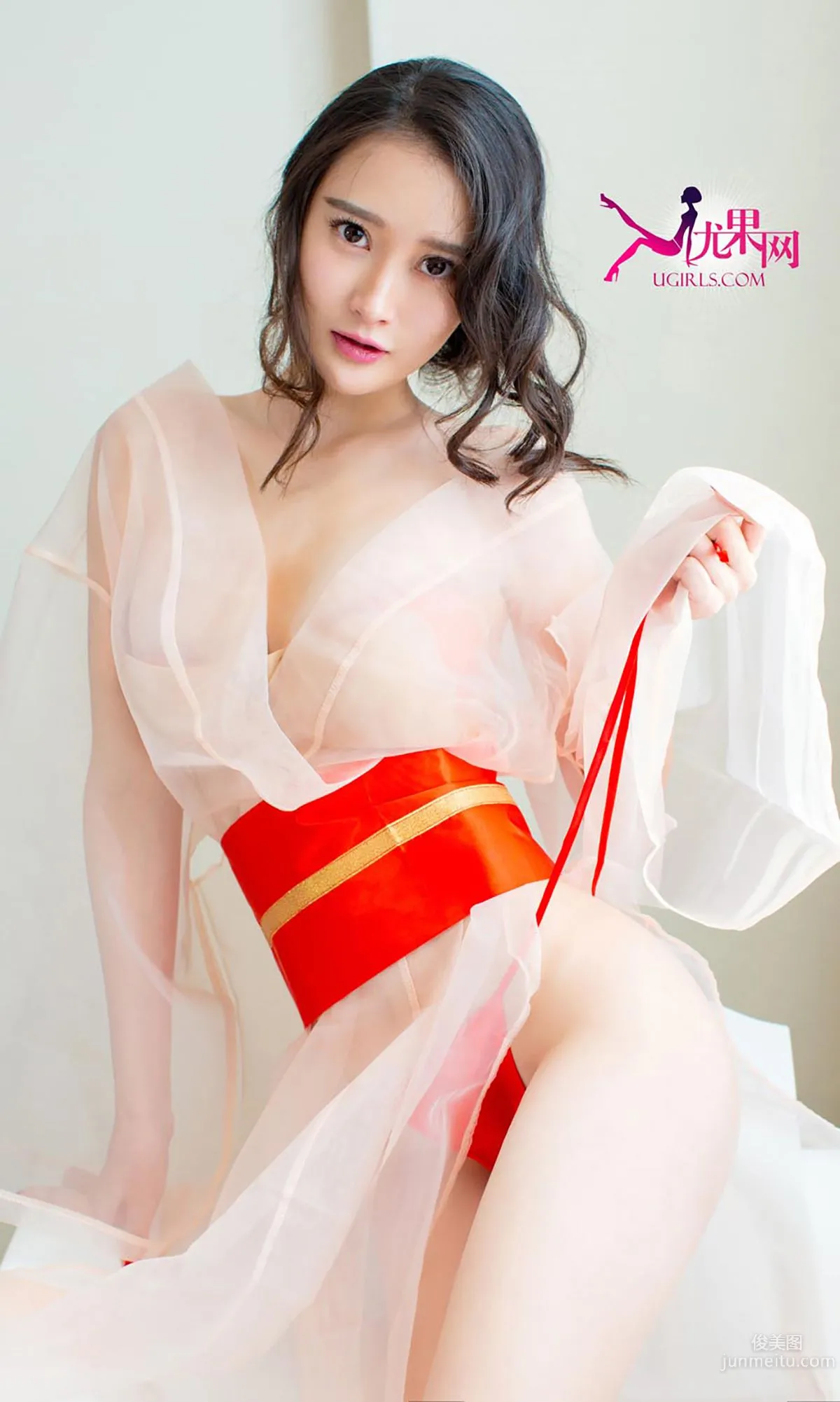 Xiao Xiao Fairy in the Painting, Mirror Flower Affinity [Ugirls] No.193 Photo Set photo 10