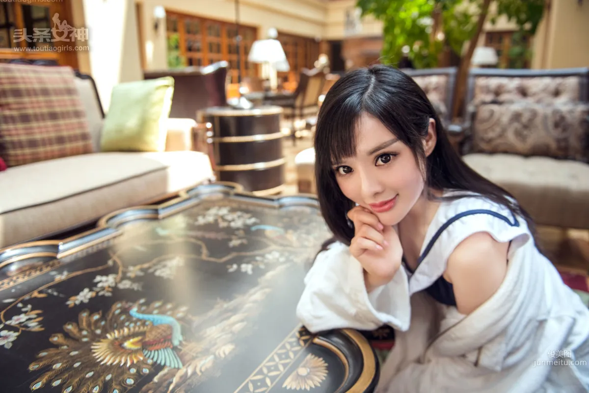 周熙妍《學生服幻想蘿莉》 [頭條女神] 寫真集 14