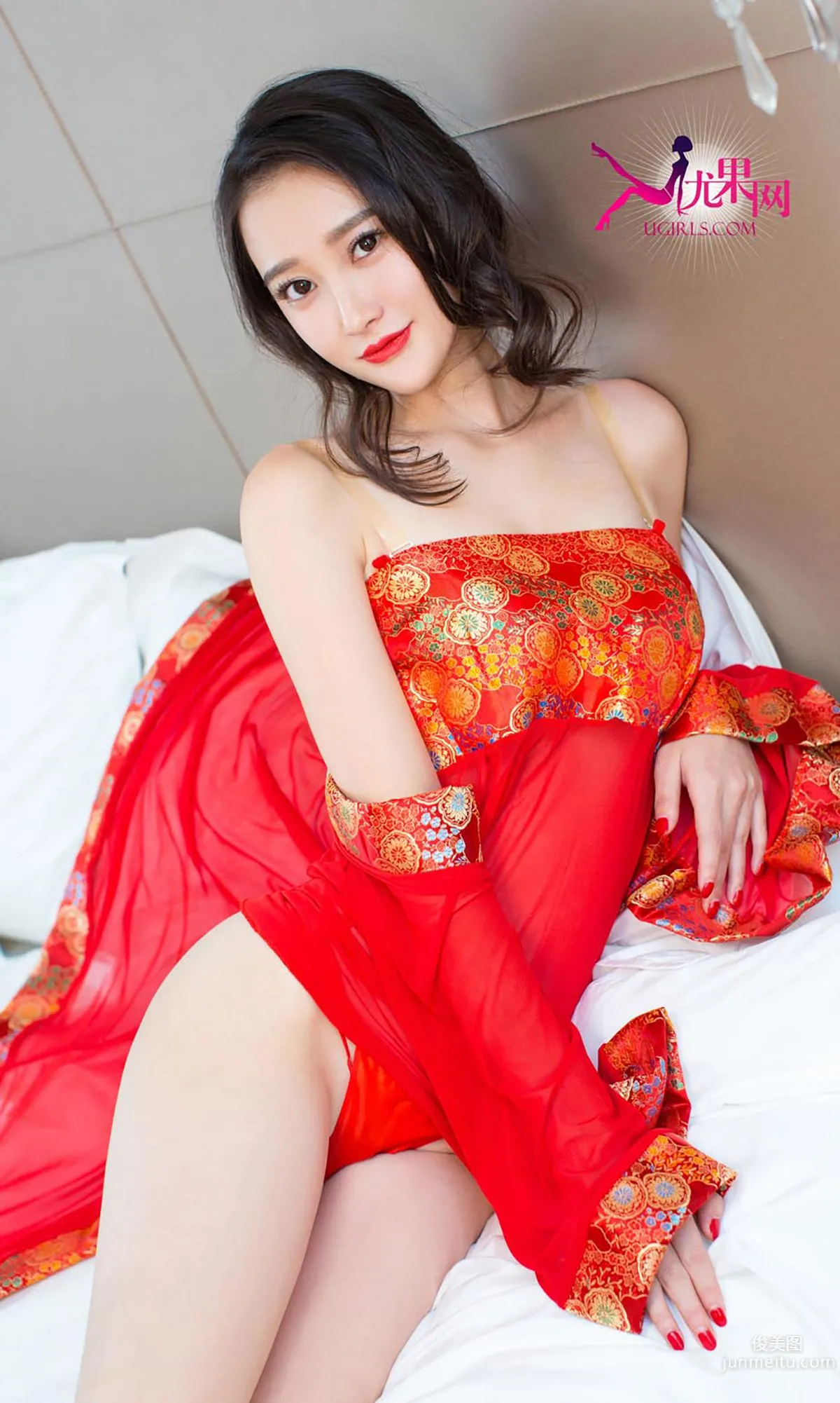Xiao Xiao Fairy in the Painting, Mirror Flower Affinity [Ugirls] No.193 Photo Set photo 5