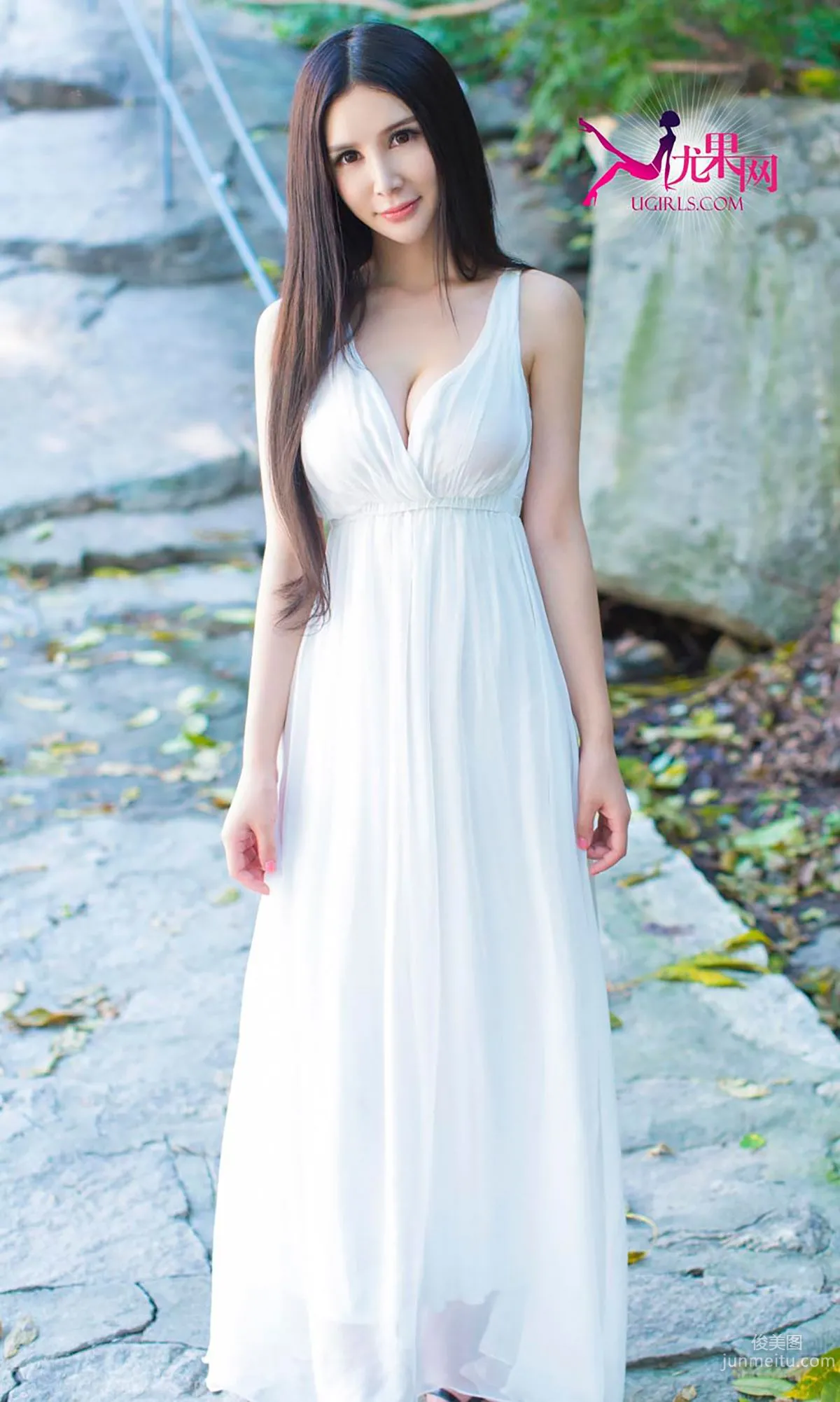Gu Xinyi, Wind Blows the Fairy Fluttering and Rising [Ugirls App] No.139 Photo Set photo 29