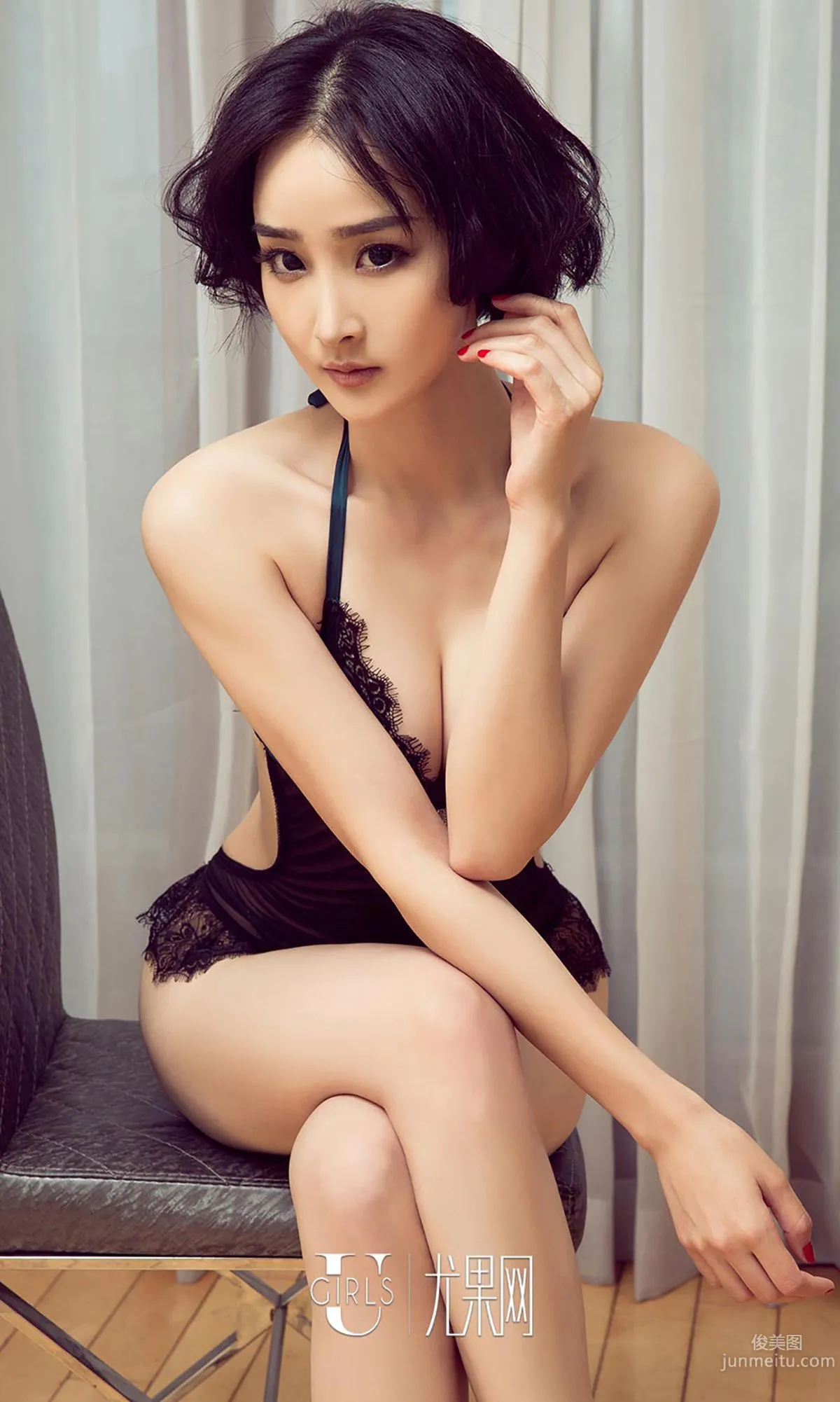 Youyou, Short-Haired Wet Girl [Ugirls] No.417 Photo Set photo 5