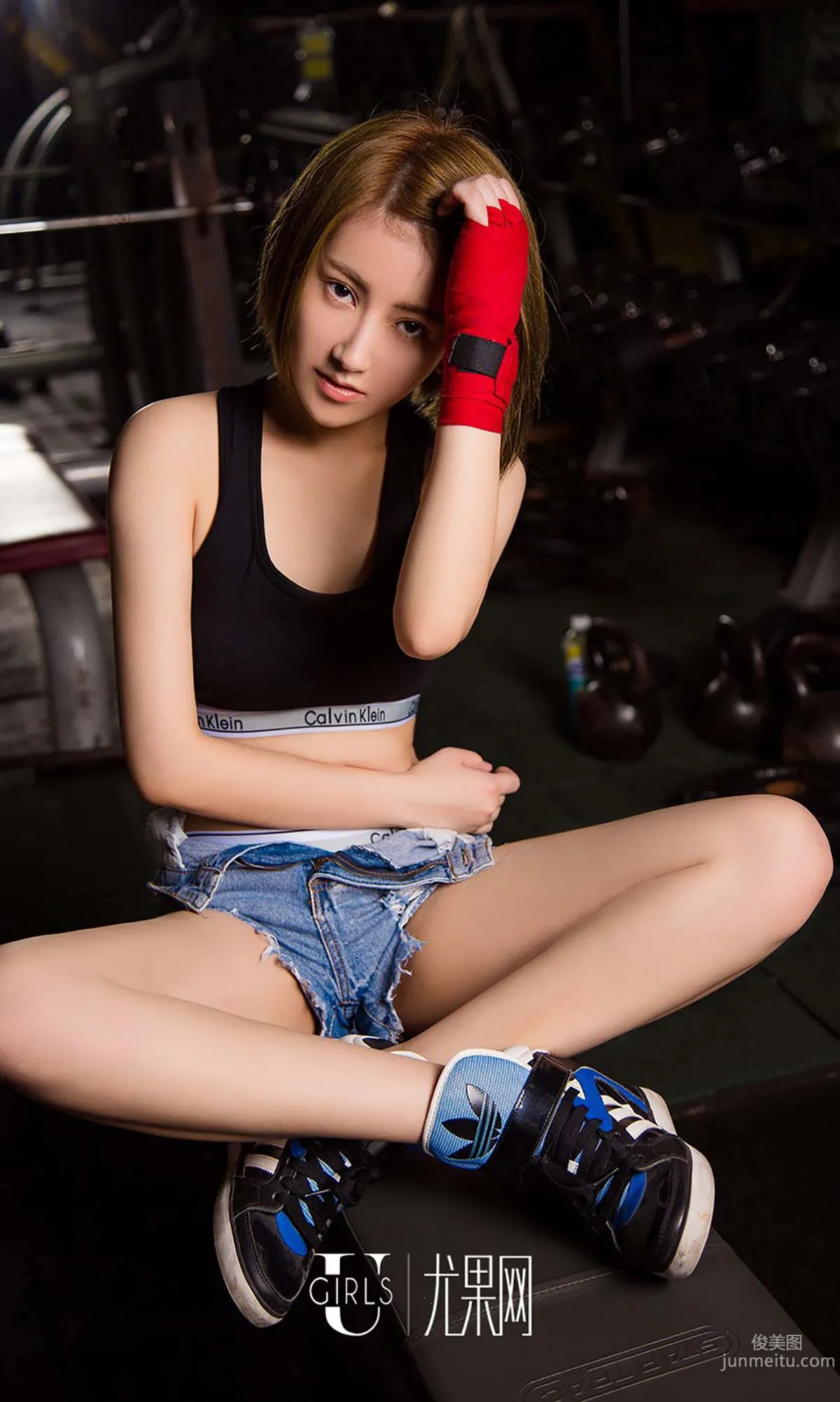 Zhao Xi 'Pink Fist Strike' [Ugirls App] No.472 Photo Set photo 12