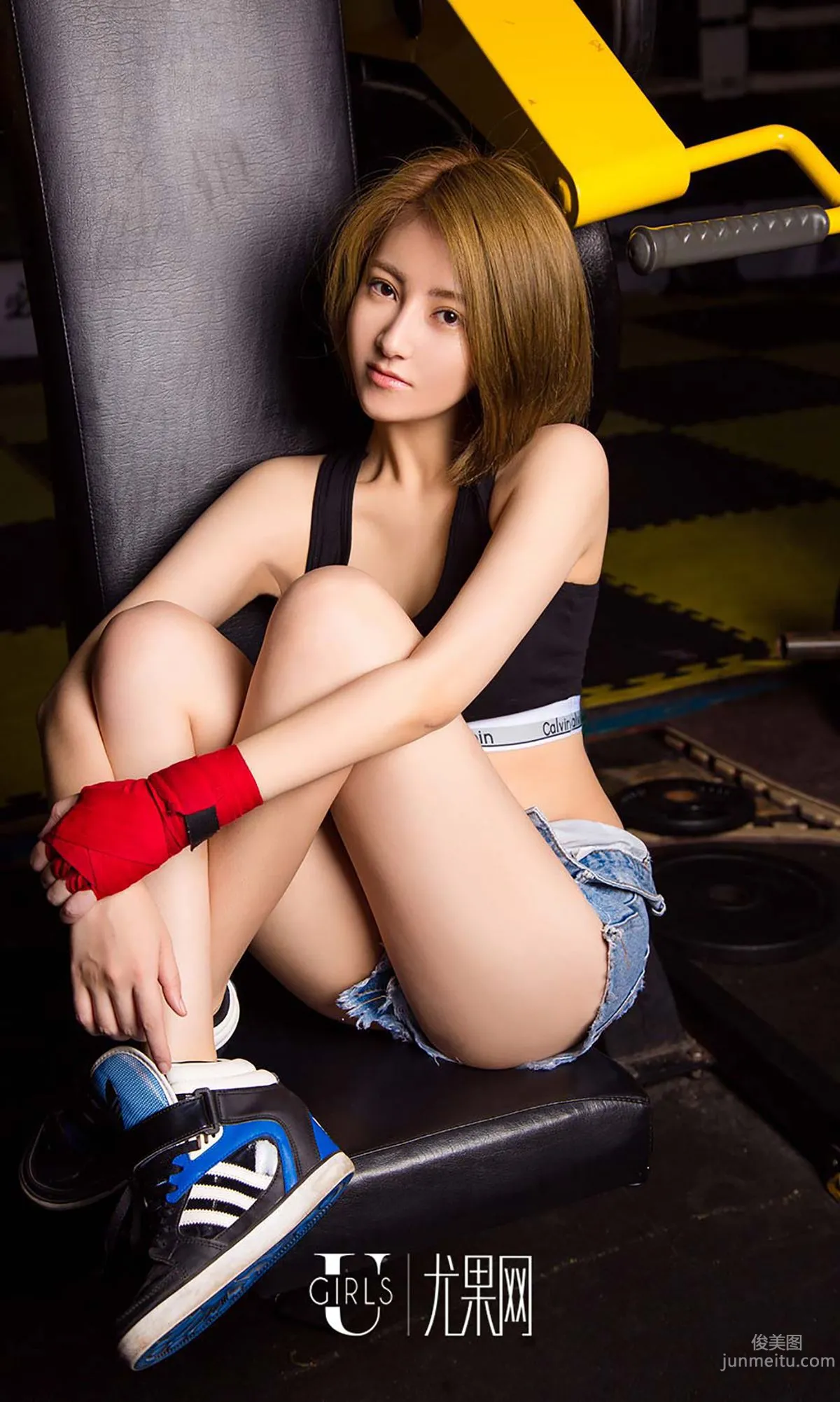 Zhao Xi 'Pink Fist Strike' [Ugirls App] No.472 Photo Set photo 9