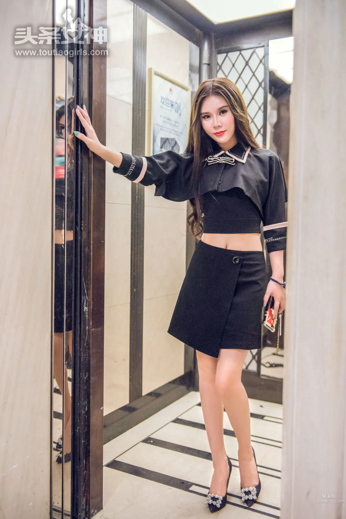 Ai Lisha, Goddess Visits Shop Longtaiyuan Chapter, Ai Lisha Retouched, [TouTiao Goddess], Photo Set photo 3