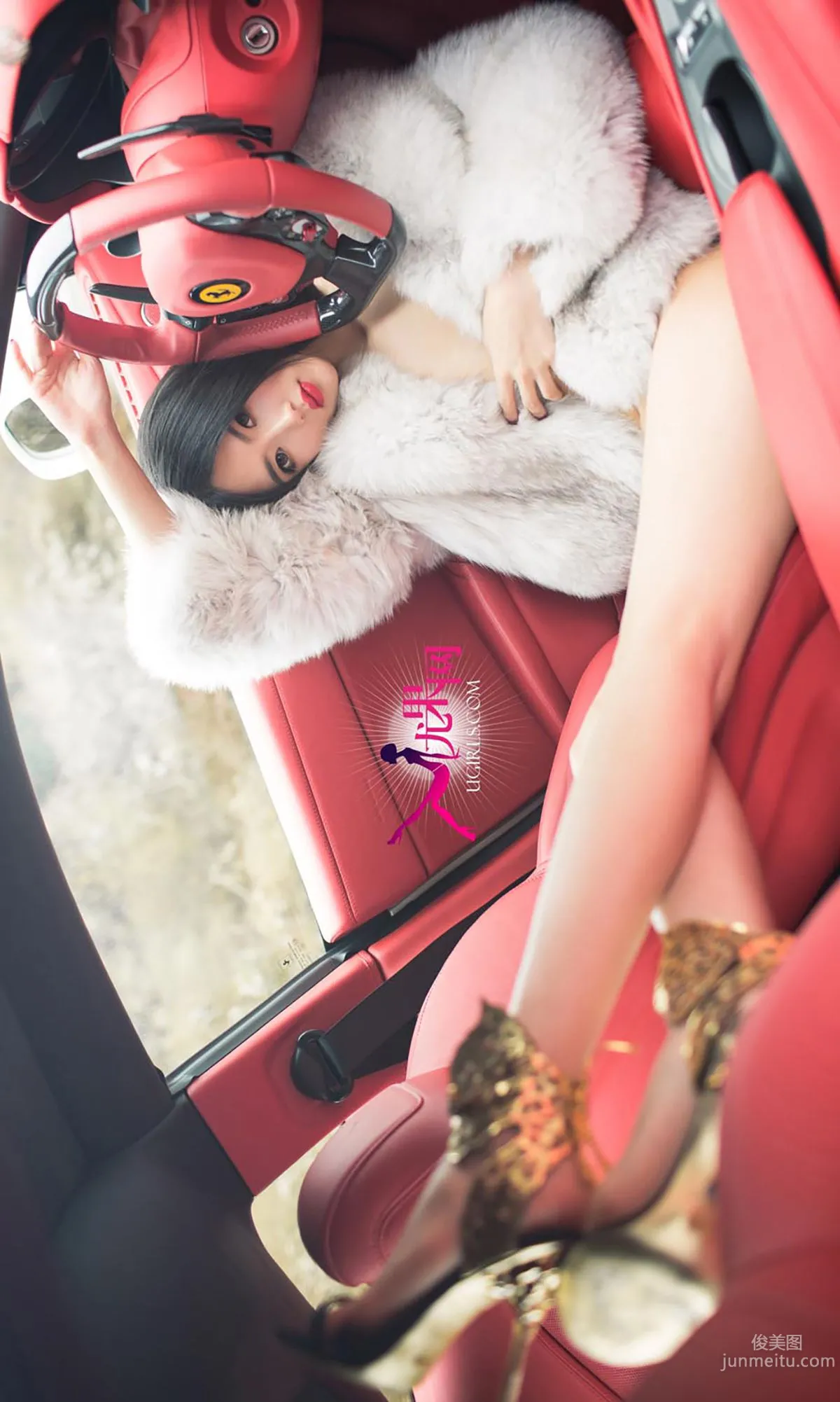 Su Di / Miko Ma Xinyue / Jin Zixi, Fragrant Car and Beauty [Ugirls App] No.252 Photo Set photo 40