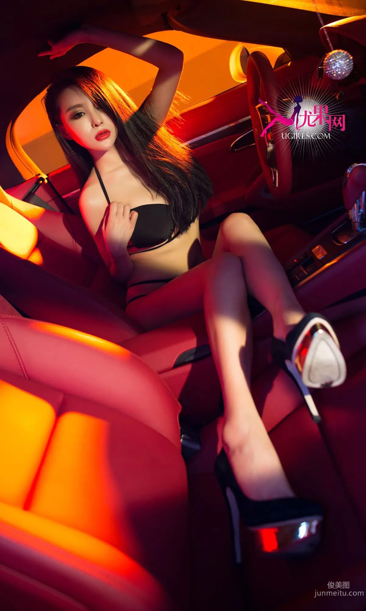 Su Di / Miko Ma Xinyue / Jin Zixi, Fragrant Car and Beauty [Ugirls App] No.252 Photo Set photo 22