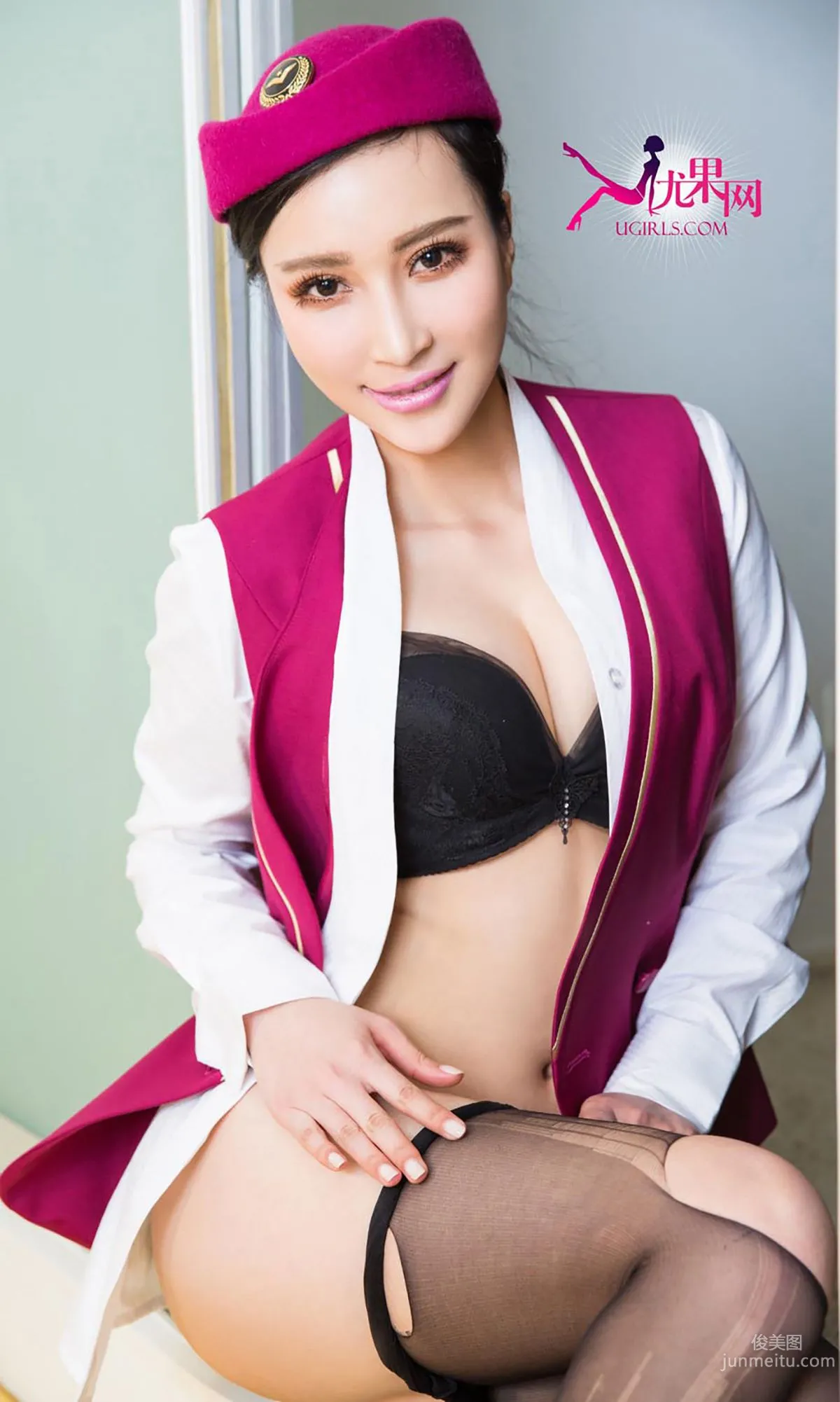 Jing Xiyao "Flight Attendant Diary" [Ugirls App] No.284 Photo Set photo 10