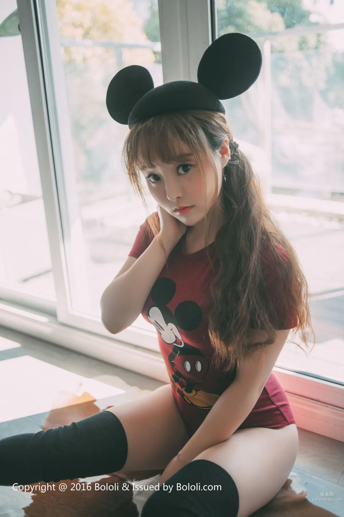 Liu Youqi Seven Treasures Cosplay School Swimsuit Temptation [Boluoshe] BOL.027 Photo Set photo 33