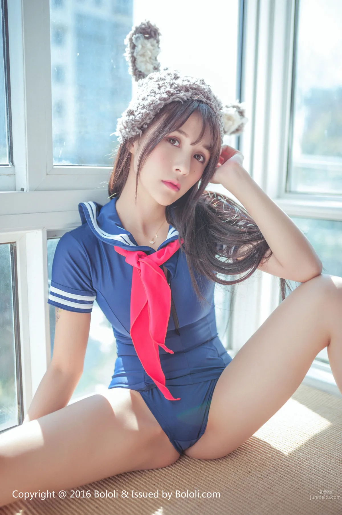 Xia Meijiang 《Cute Donkey School Swimsuit》 [Bololi] BOL.034 Photo Set photo 14