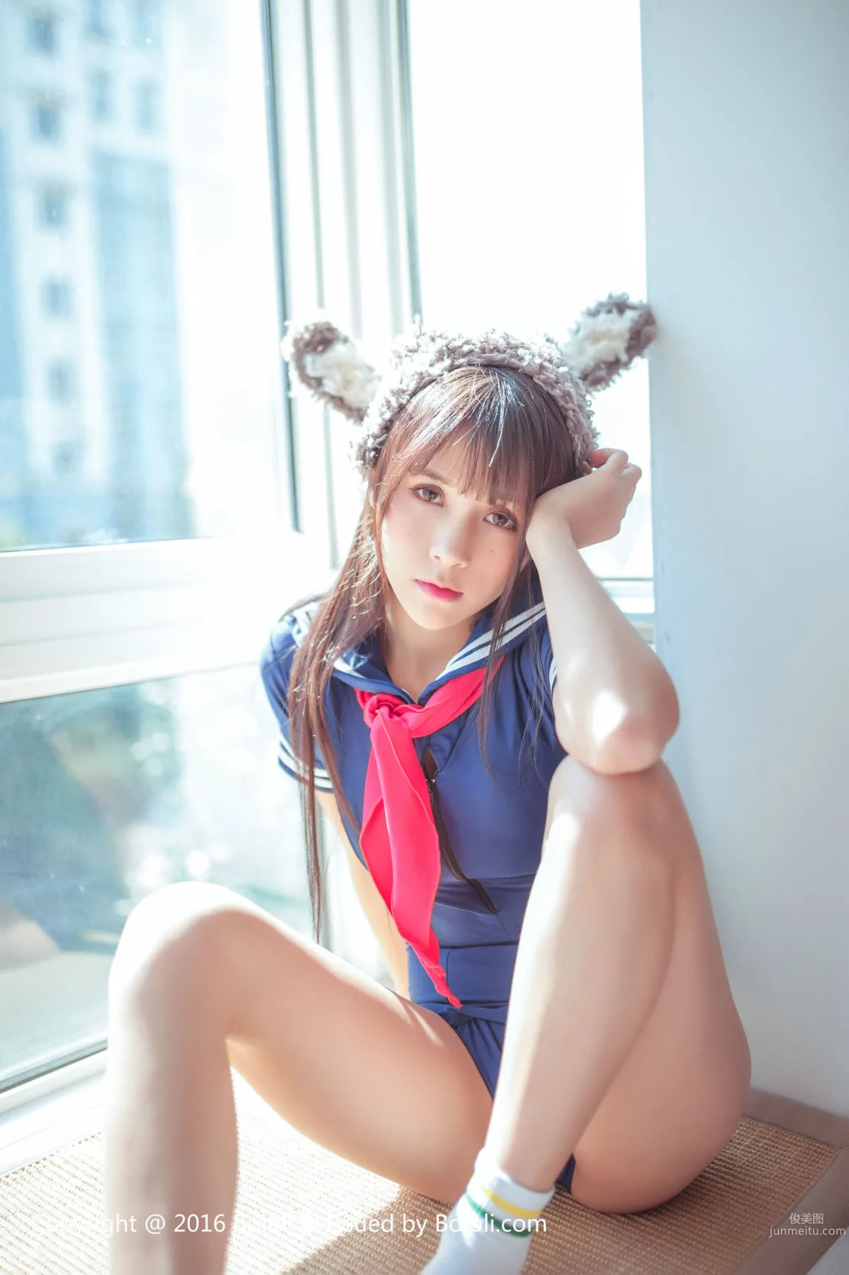 Xia Meijiang 《Cute Donkey School Swimsuit》 [Bololi] BOL.034 Photo Set photo 2