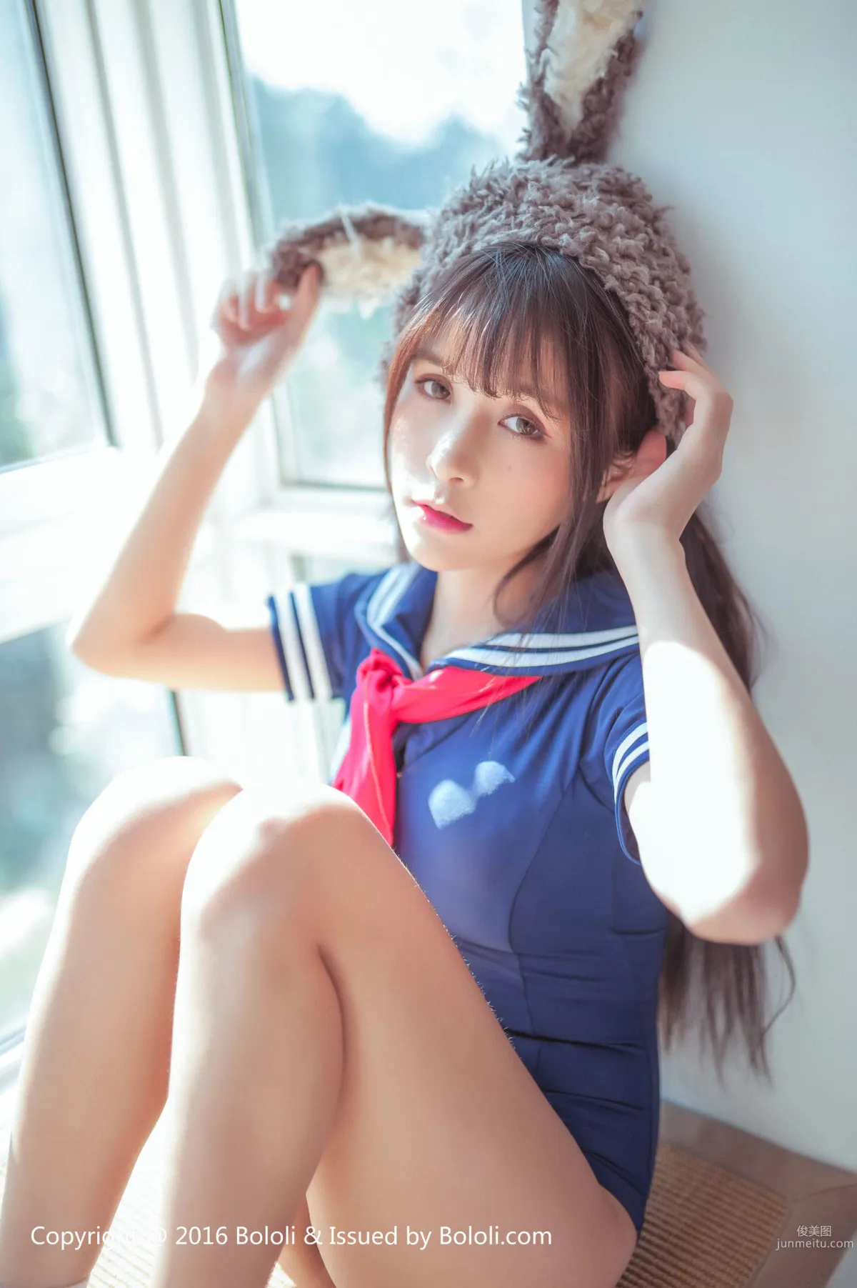 Xia Meijiang 《Cute Donkey School Swimsuit》 [Bololi] BOL.034 Photo Set photo 5