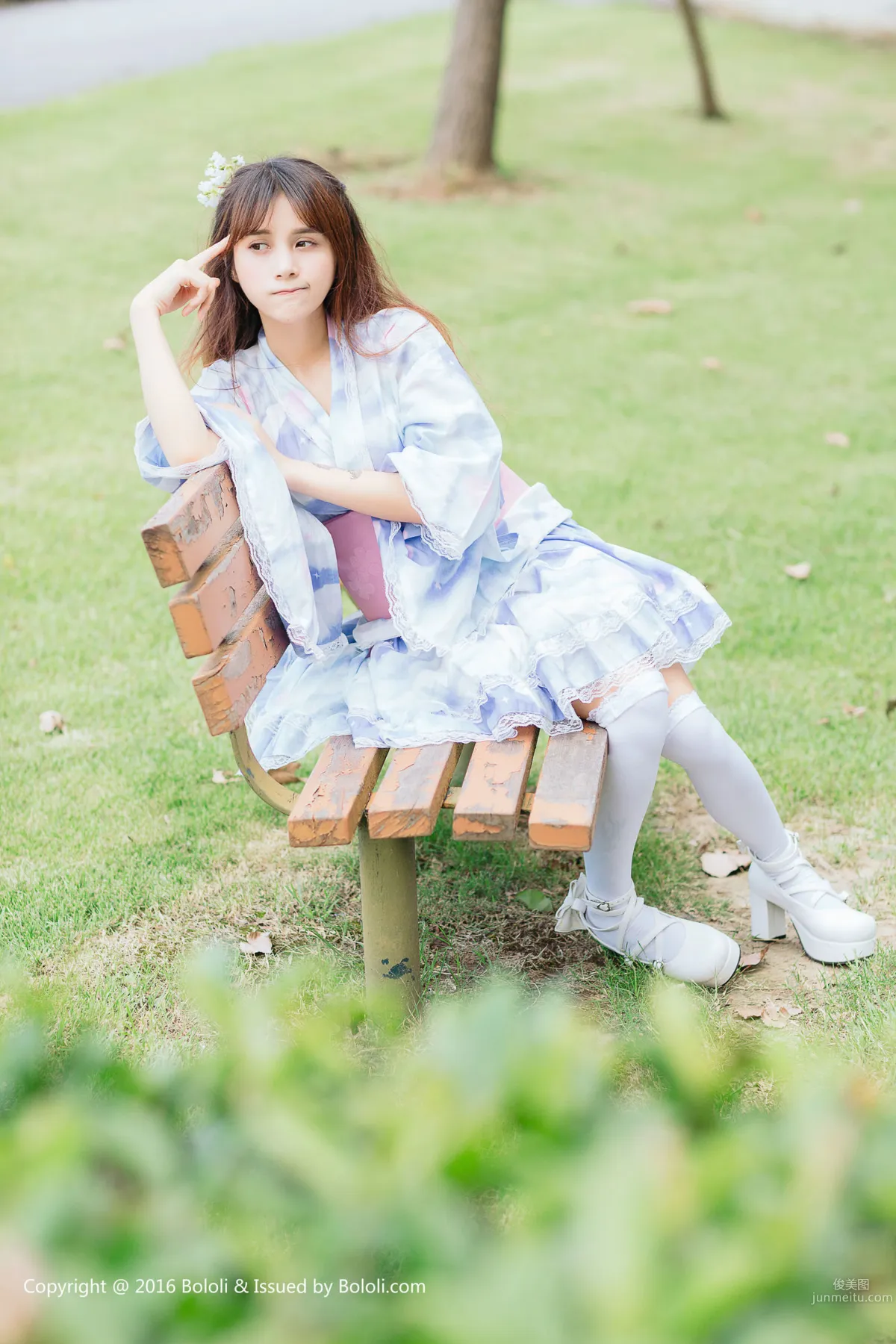 Xia Meijiang, Summer Yukata [Jimeng Culture] KIM007 Photo Set photo 34