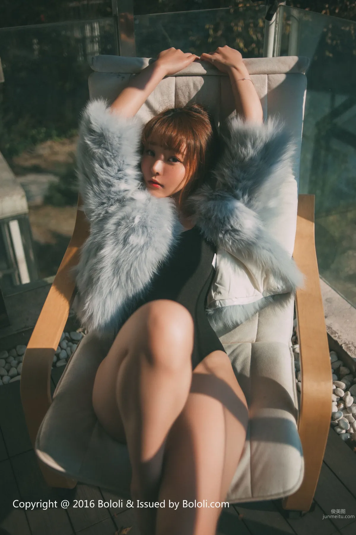 Liu Youqi Seven Treasures Cosplay School Swimsuit Temptation [Boluoshe] BOL.027 Photo Set photo 4