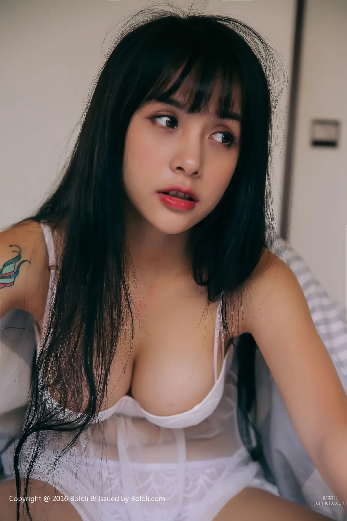 Xia Meijiang Lace Pajamas + School Swimsuit Wet Body [Bololi] BOL.015 Photo Set photo 26