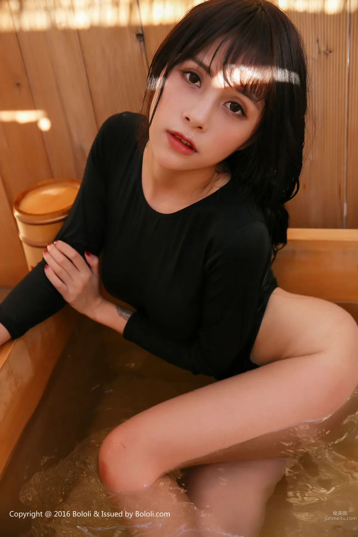 Xia Meijiang Lace Pajamas + School Swimsuit Wet Body [Bololi] BOL.015 Photo Set photo 1