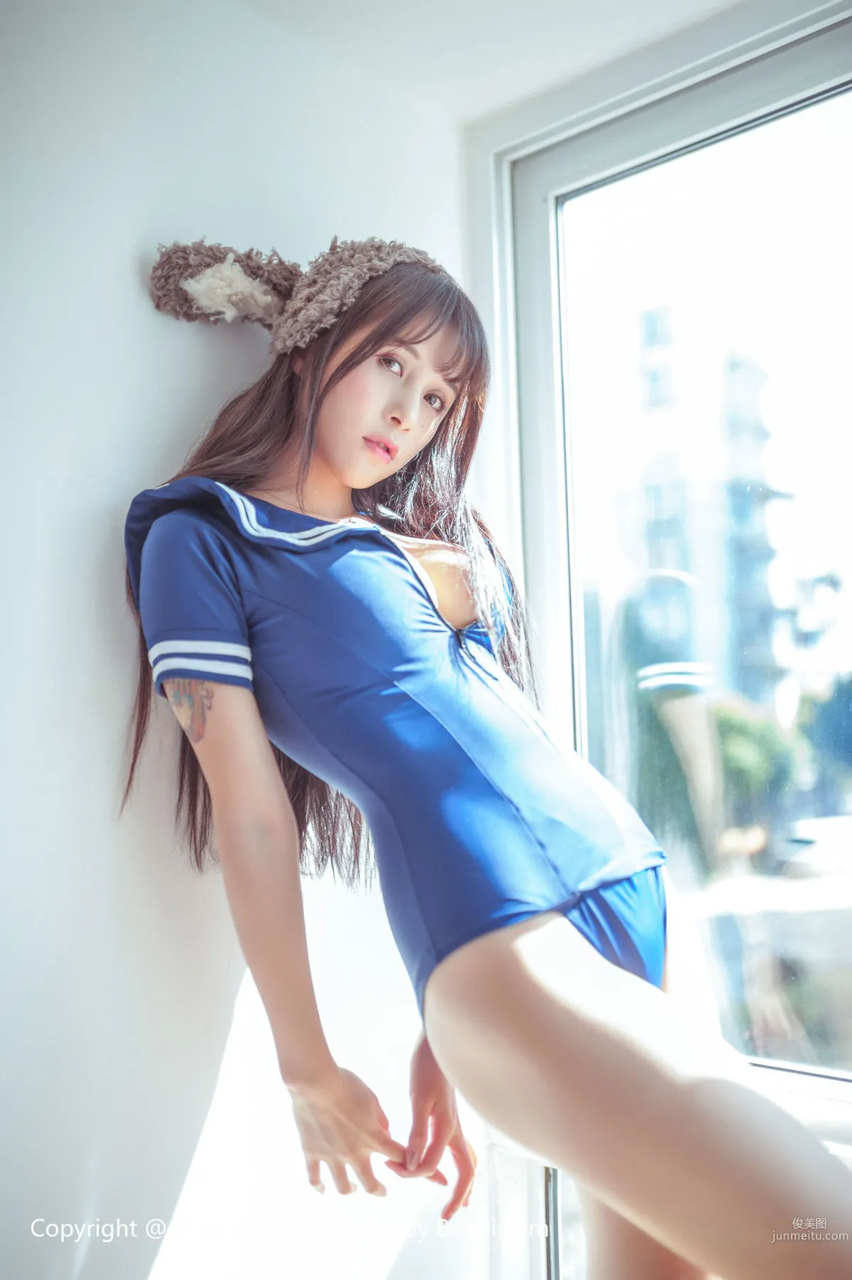 Xia Meijiang 《Cute Donkey School Swimsuit》 [Bololi] BOL.034 Photo Set photo 49