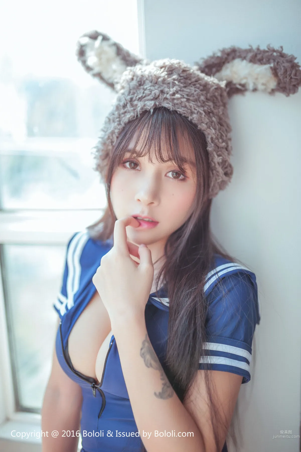 Xia Meijiang 《Cute Donkey School Swimsuit》 [Bololi] BOL.034 Photo Set photo 52