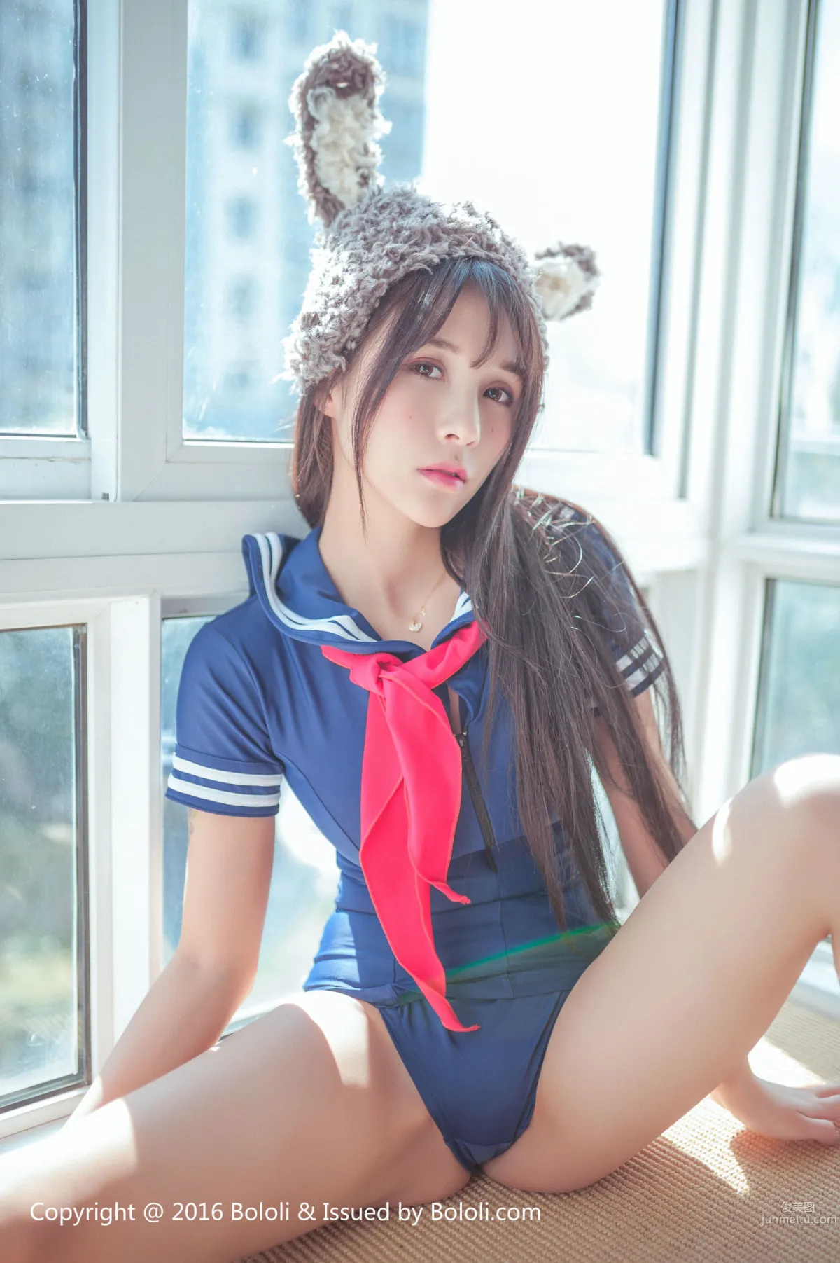 Xia Meijiang 《Cute Donkey School Swimsuit》 [Bololi] BOL.034 Photo Set photo 47