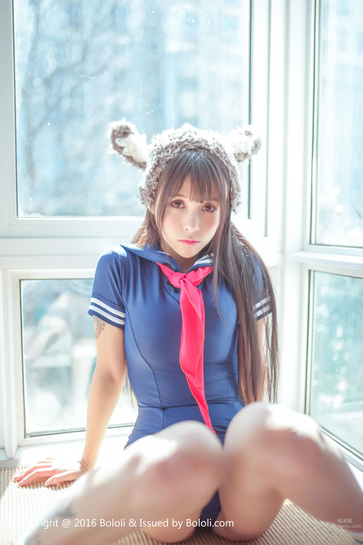 Xia Meijiang 《Cute Donkey School Swimsuit》 [Bololi] BOL.034 Photo Set photo 22