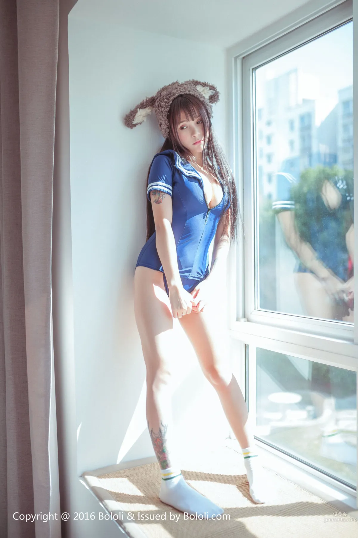 Xia Meijiang 《Cute Donkey School Swimsuit》 [Bololi] BOL.034 Photo Set photo 53