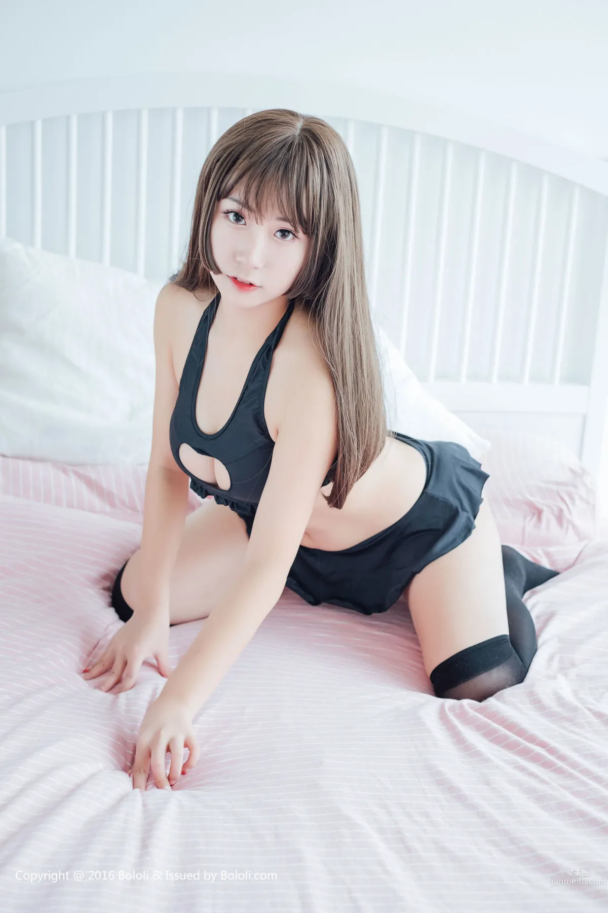 Mao Jiujiang, Peach Heart Open-Chest Vest Seduction Series [Boluoshe] BOL.020 Photo Set photo 33