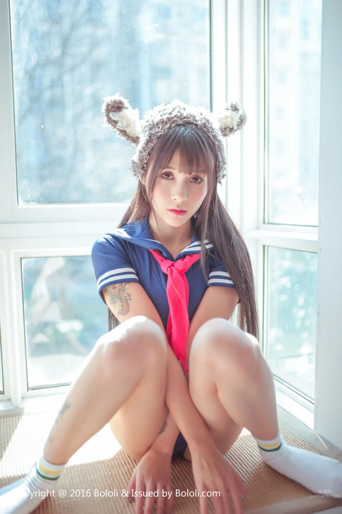 Xia Meijiang 《Cute Donkey School Swimsuit》 [Bololi] BOL.034 Photo Set photo 54