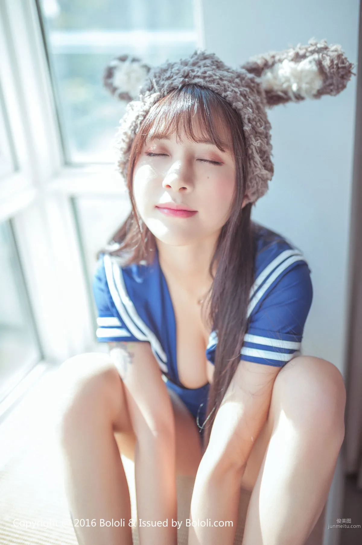 Xia Meijiang 《Cute Donkey School Swimsuit》 [Bololi] BOL.034 Photo Set photo 4