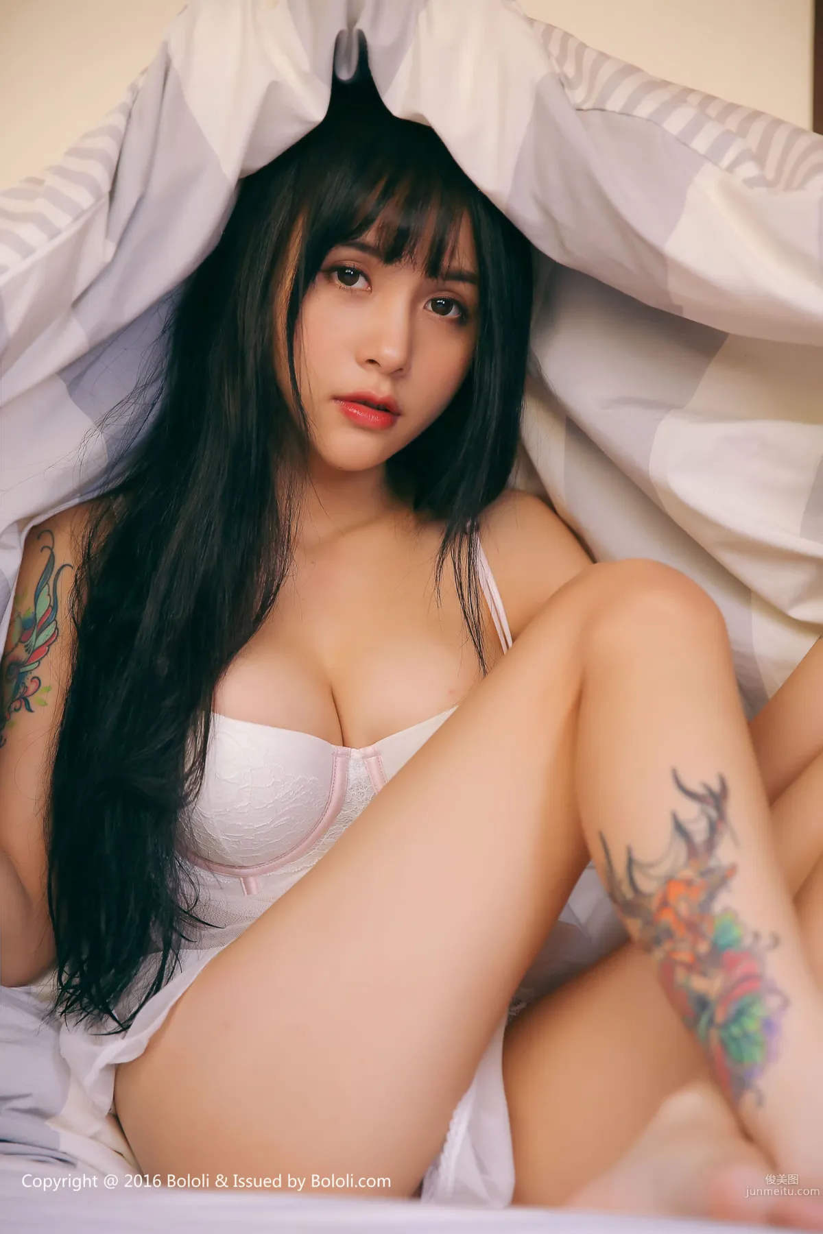 Xia Meijiang Lace Pajamas + School Swimsuit Wet Body [Bololi] BOL.015 Photo Set photo 7
