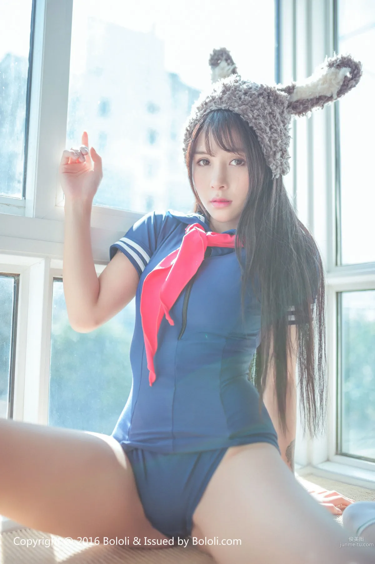 Xia Meijiang 《Cute Donkey School Swimsuit》 [Bololi] BOL.034 Photo Set photo 28
