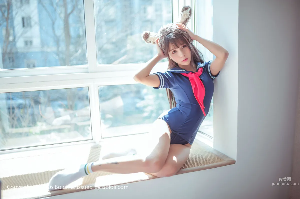 Xia Meijiang 《Cute Donkey School Swimsuit》 [Bololi] BOL.034 Photo Set photo 29