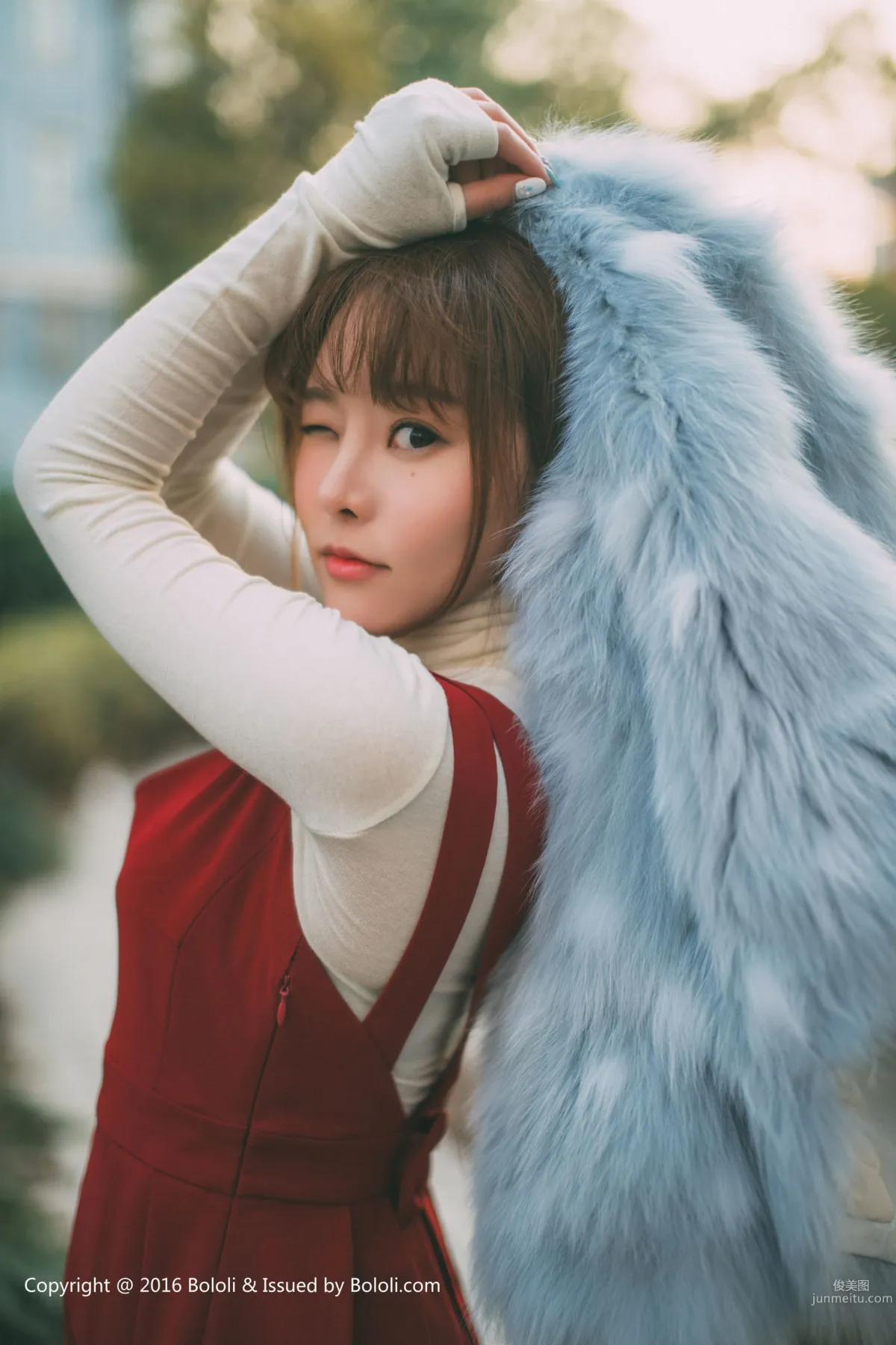 Liu Youqi Seven Treasures Cosplay School Swimsuit Temptation [Boluoshe] BOL.027 Photo Set photo 22