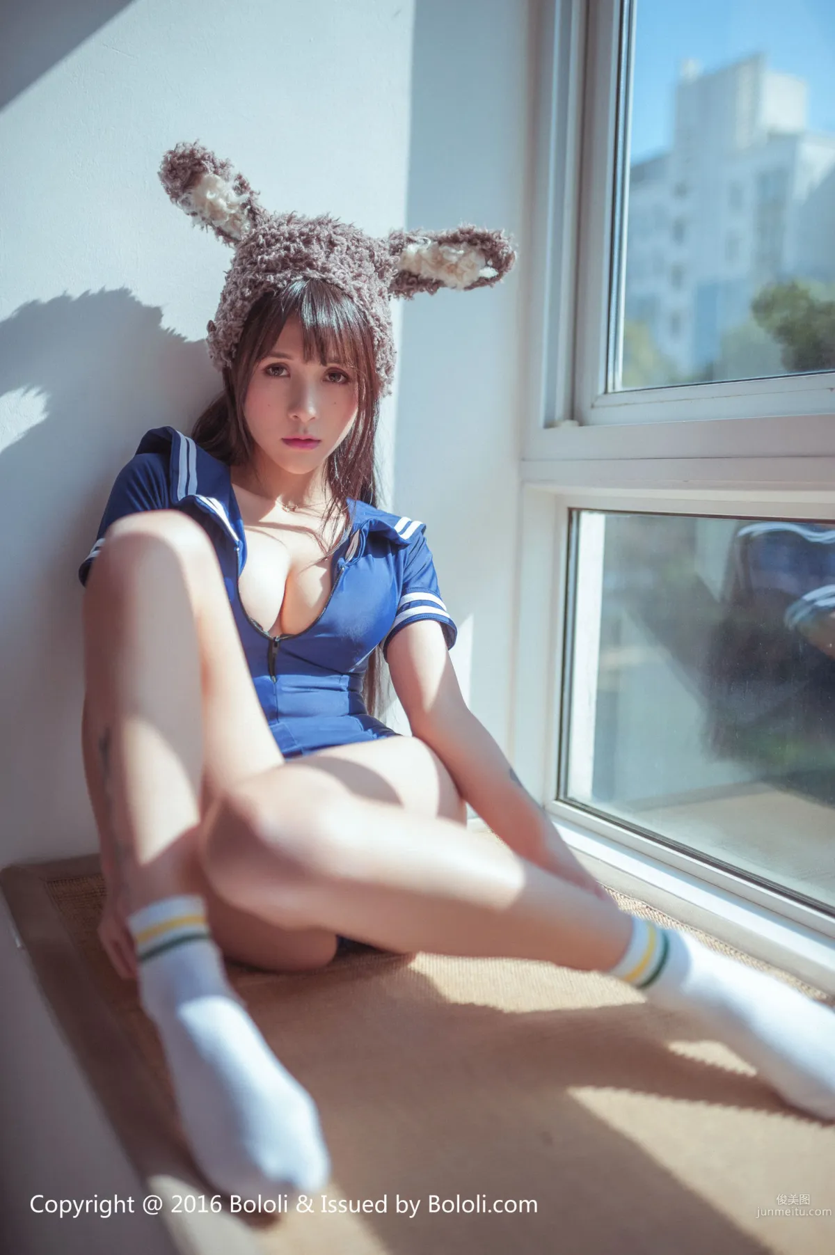 Xia Meijiang 《Cute Donkey School Swimsuit》 [Bololi] BOL.034 Photo Set photo 9