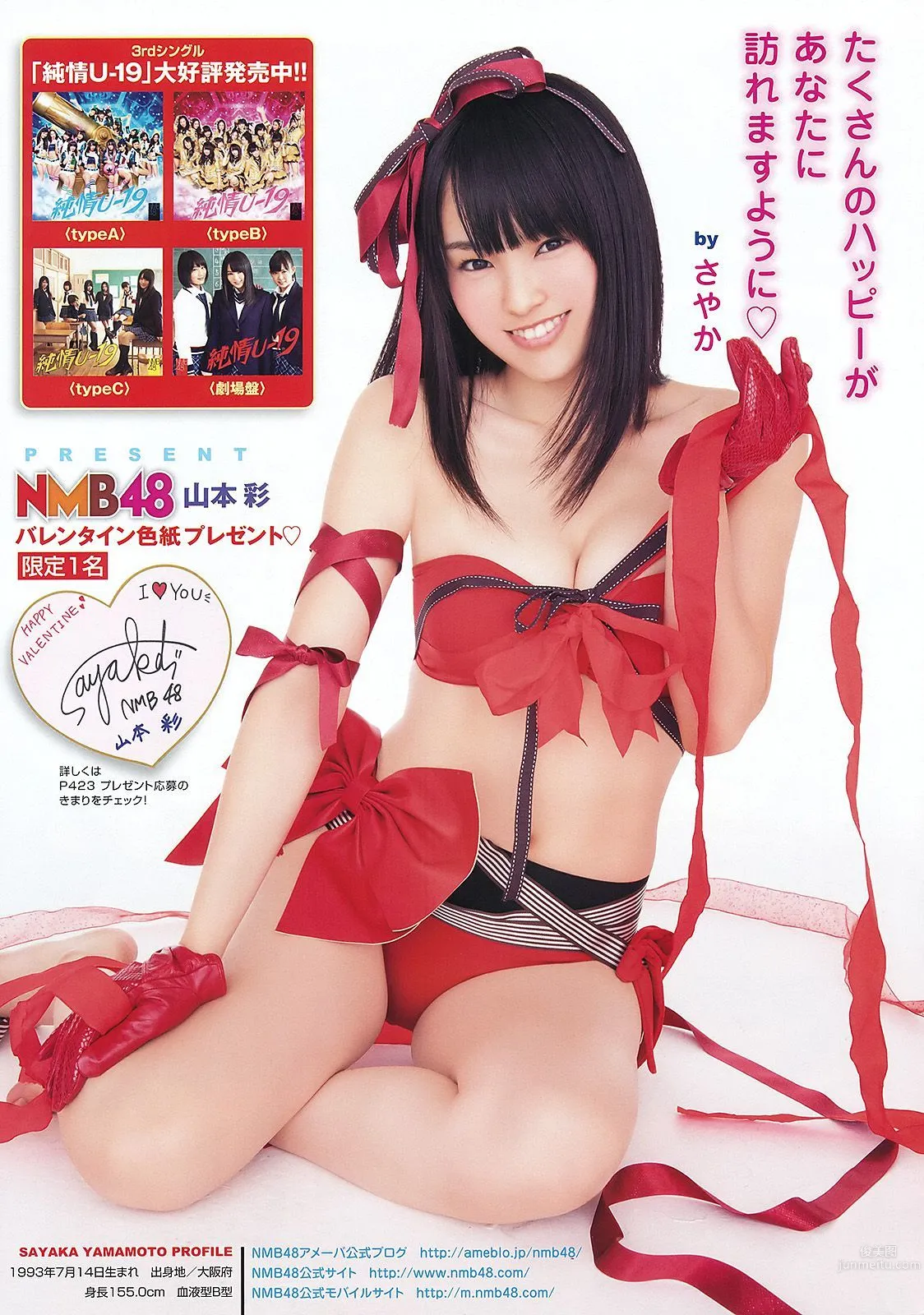 NMB48 山本彩 福本愛菜 [Young Animal] 2012年No.04 寫真雜志 9