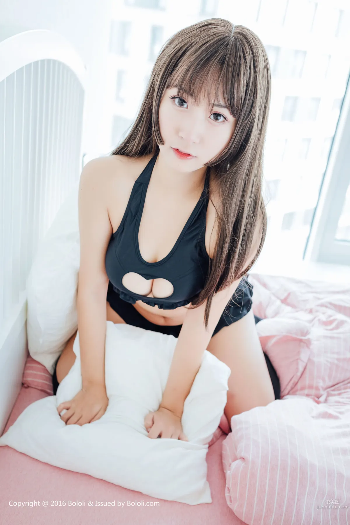 Mao Jiujiang, Peach Heart Open-Chest Vest Seduction Series [Boluoshe] BOL.020 Photo Set photo 23