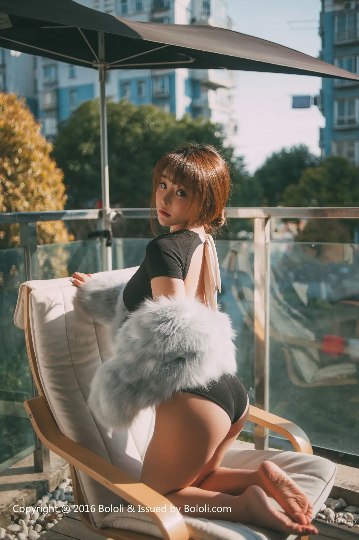 Liu Youqi Seven Treasures Cosplay School Swimsuit Temptation [Boluoshe] BOL.027 Photo Set photo 34