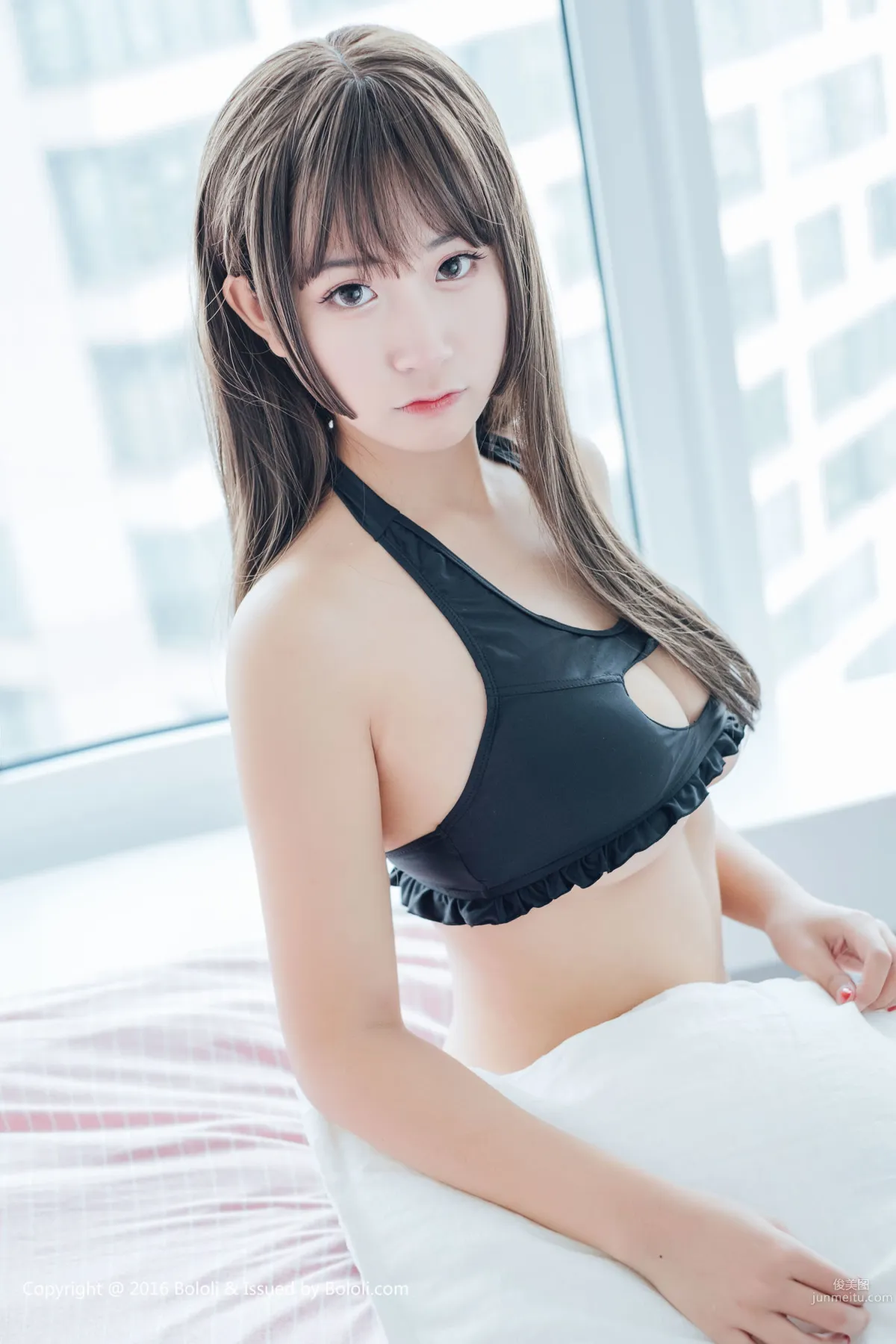 Mao Jiujiang, Peach Heart Open-Chest Vest Seduction Series [Boluoshe] BOL.020 Photo Set photo 12