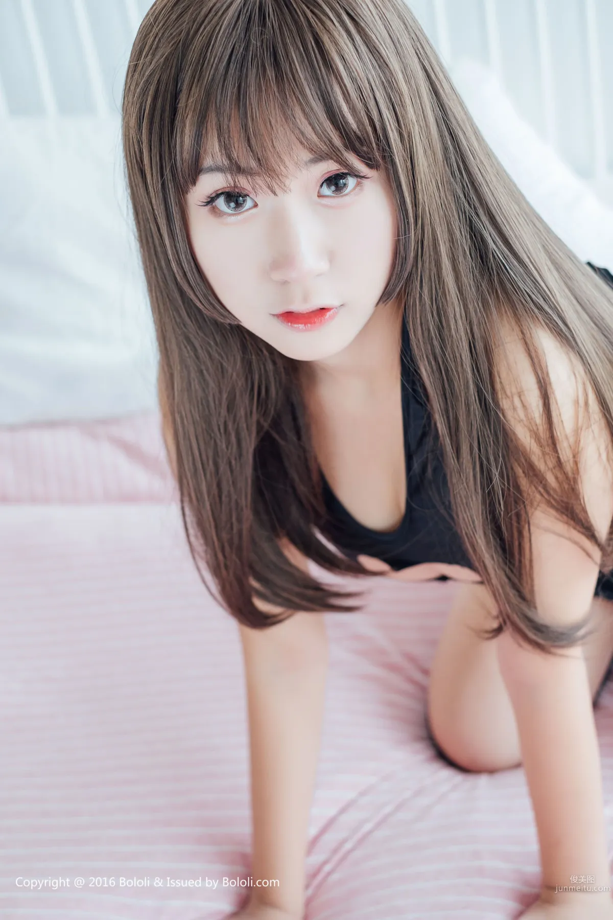 Mao Jiujiang, Peach Heart Open-Chest Vest Seduction Series [Boluoshe] BOL.020 Photo Set photo 9
