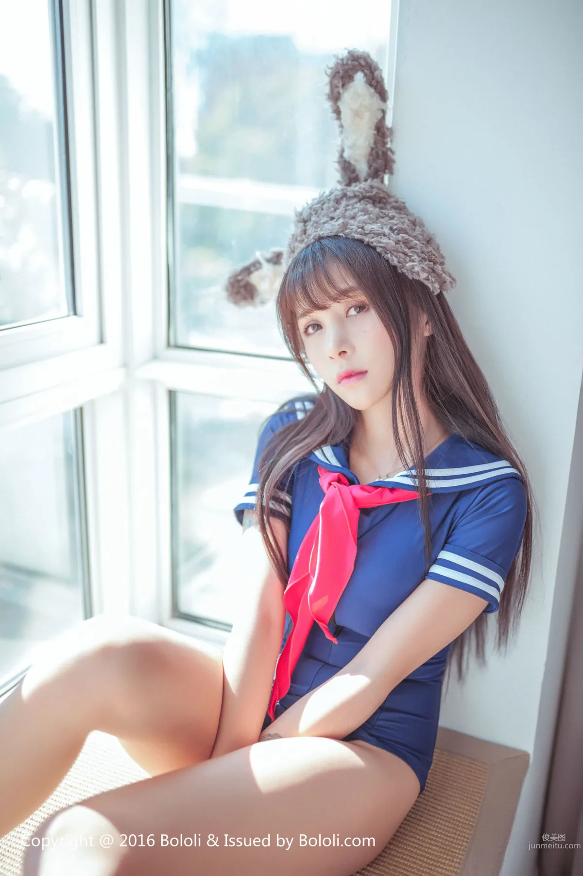 Xia Meijiang 《Cute Donkey School Swimsuit》 [Bololi] BOL.034 Photo Set photo 35